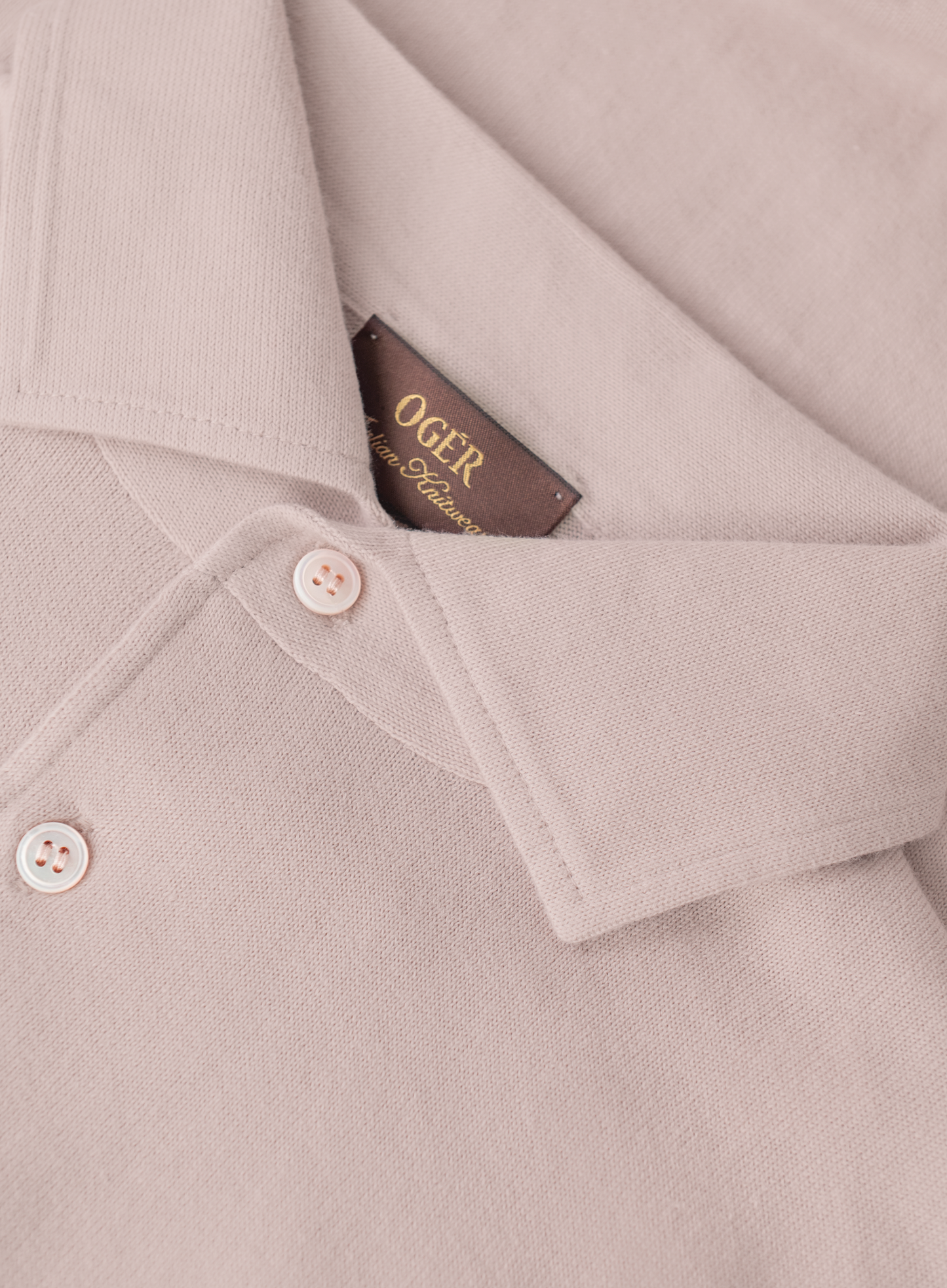 Polo van katoen | Beige