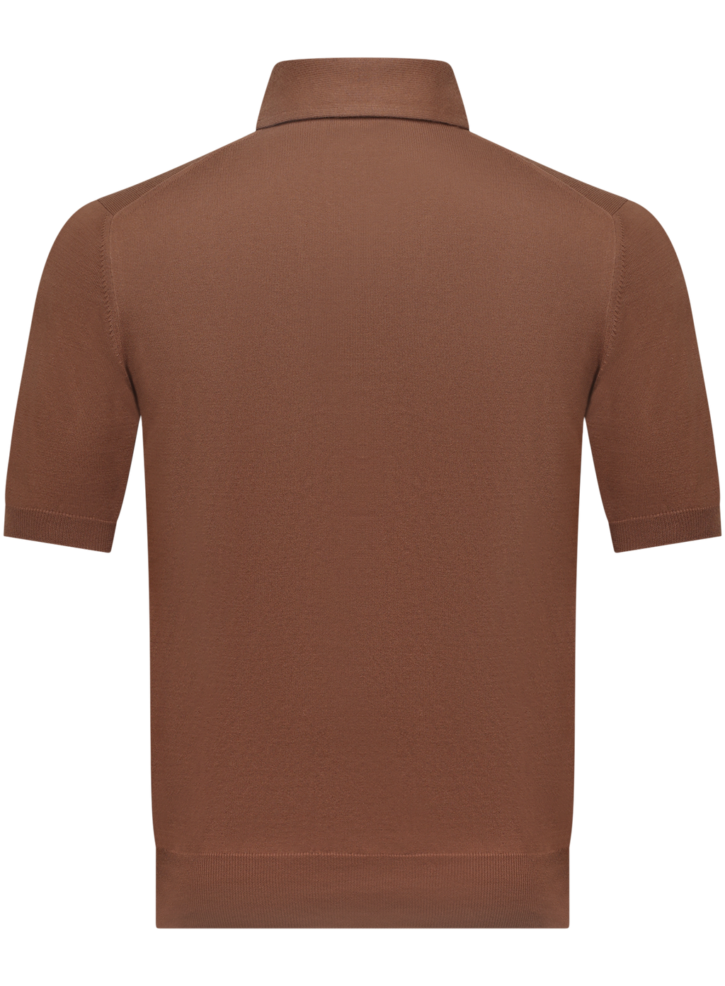 Polo van katoen | Bruin