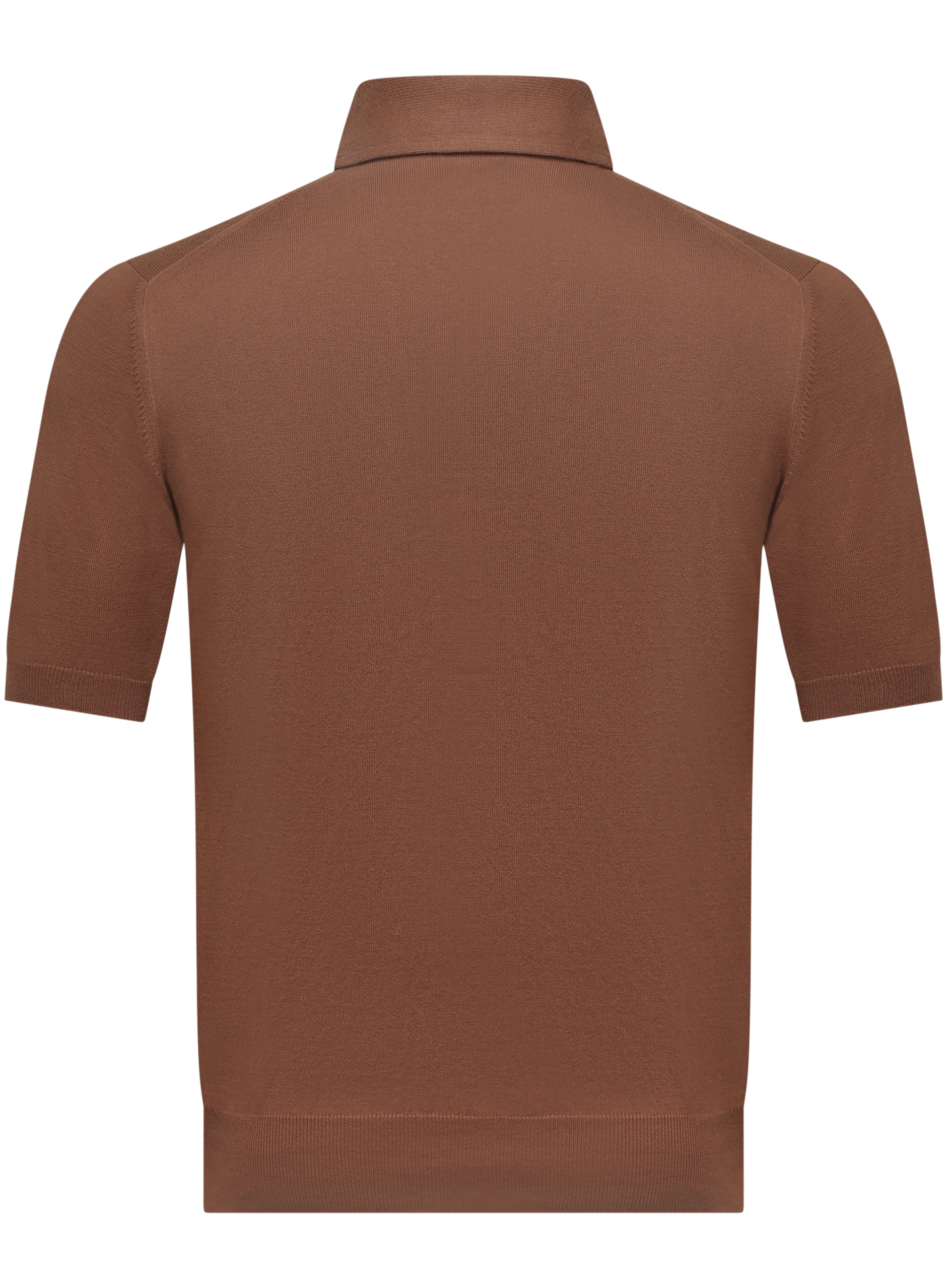 Polo van katoen | Bruin