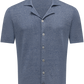 Poloshirt van linnen en katoen | L.Blauw