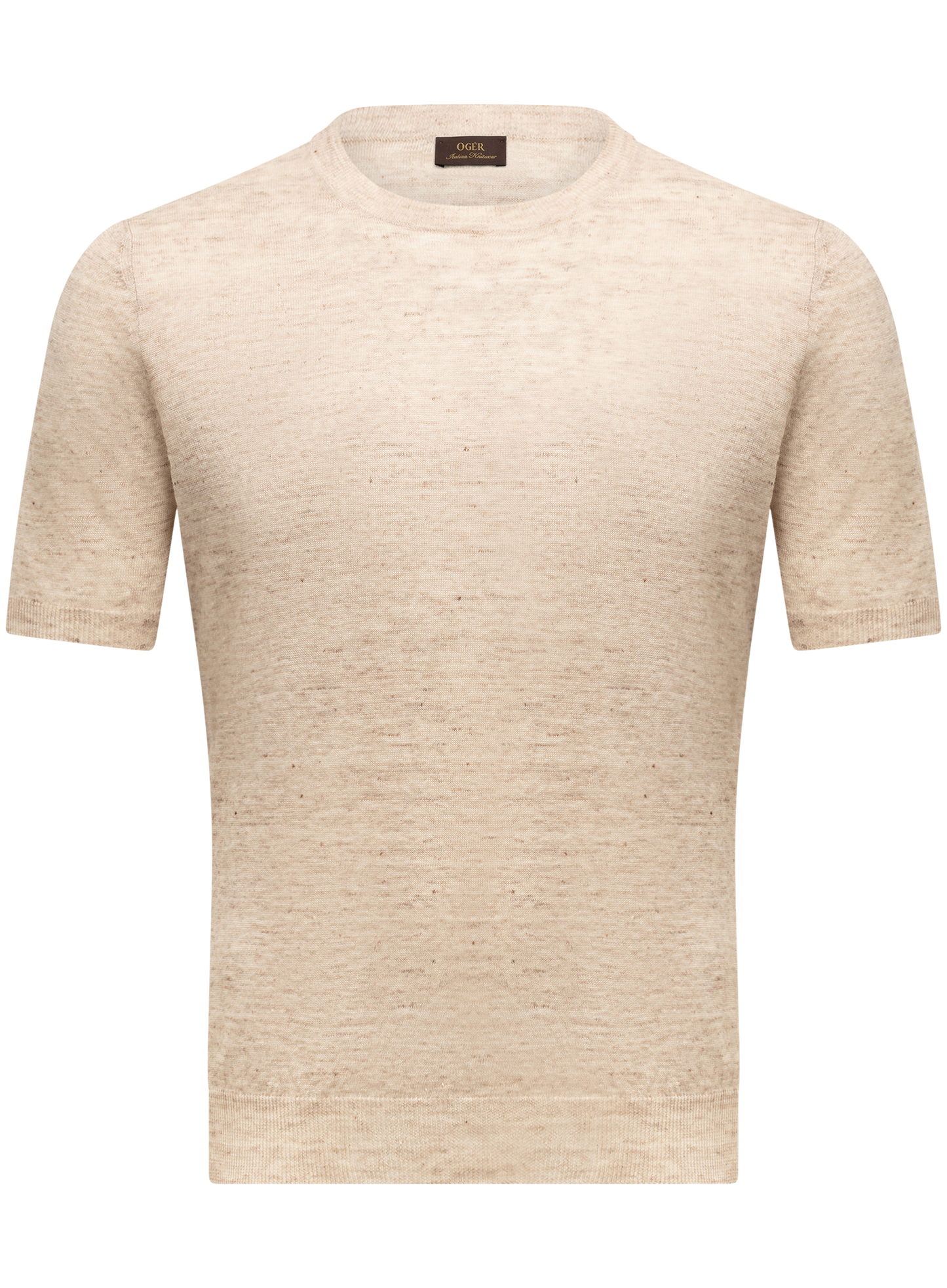 Linnen T-shirt | Beige