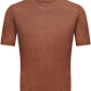 Linnen T-shirt | Roest