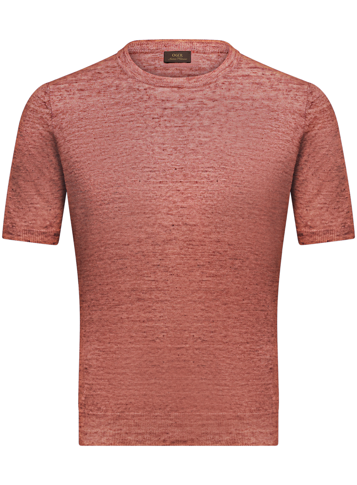 T-shirt van linnen | Roest