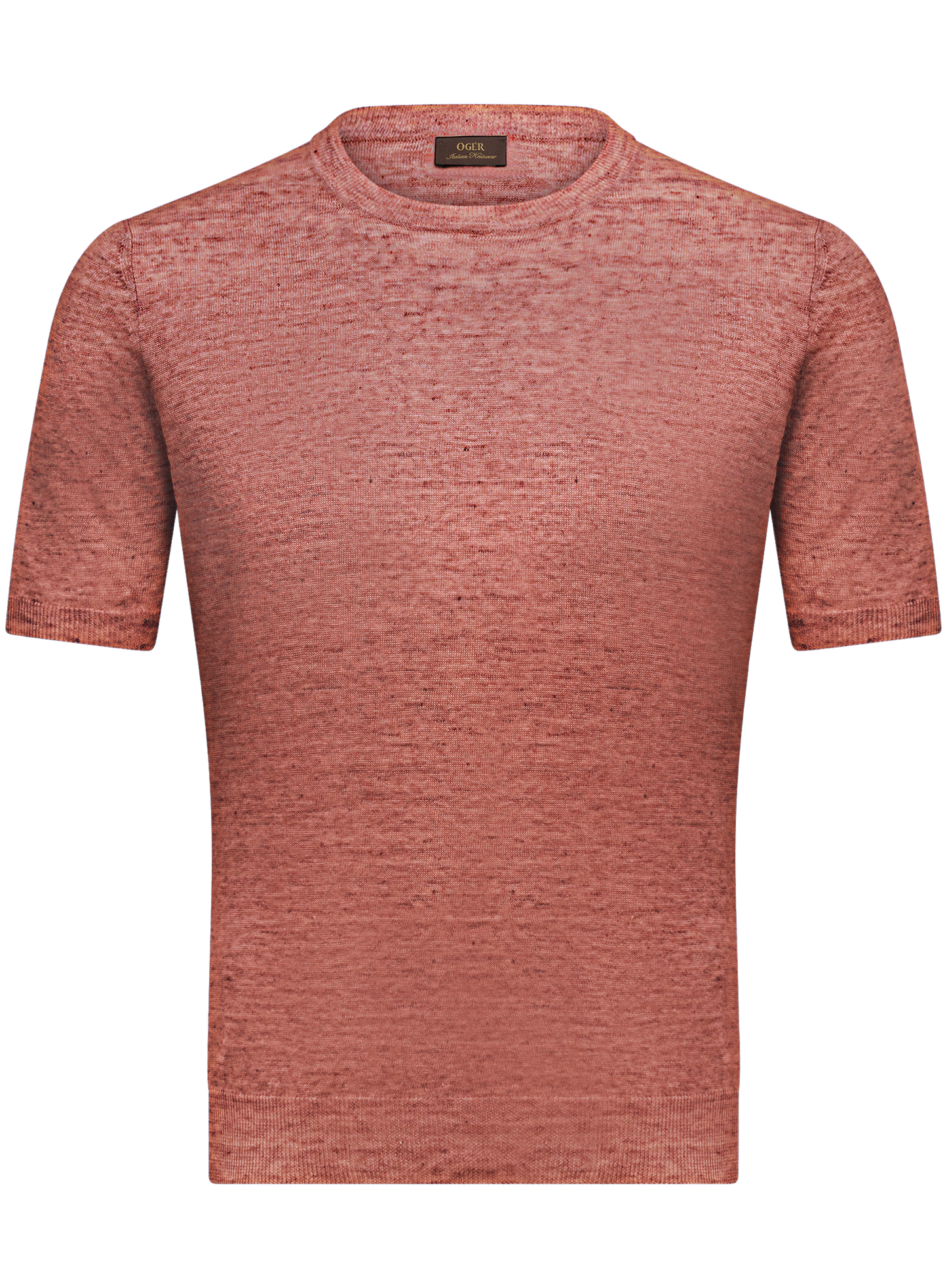 T-shirt van linnen | Roest