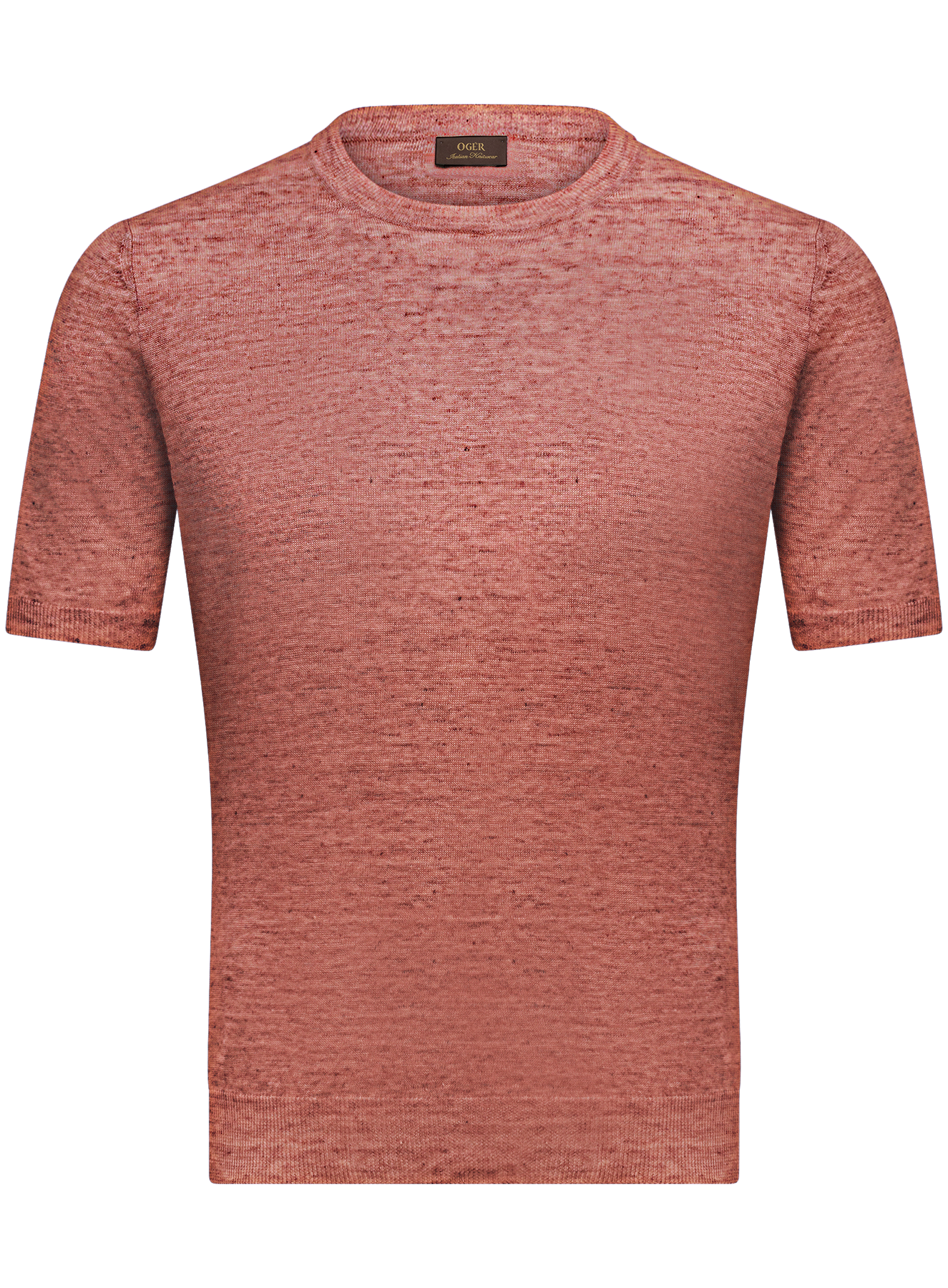 T-shirt van linnen | Roest