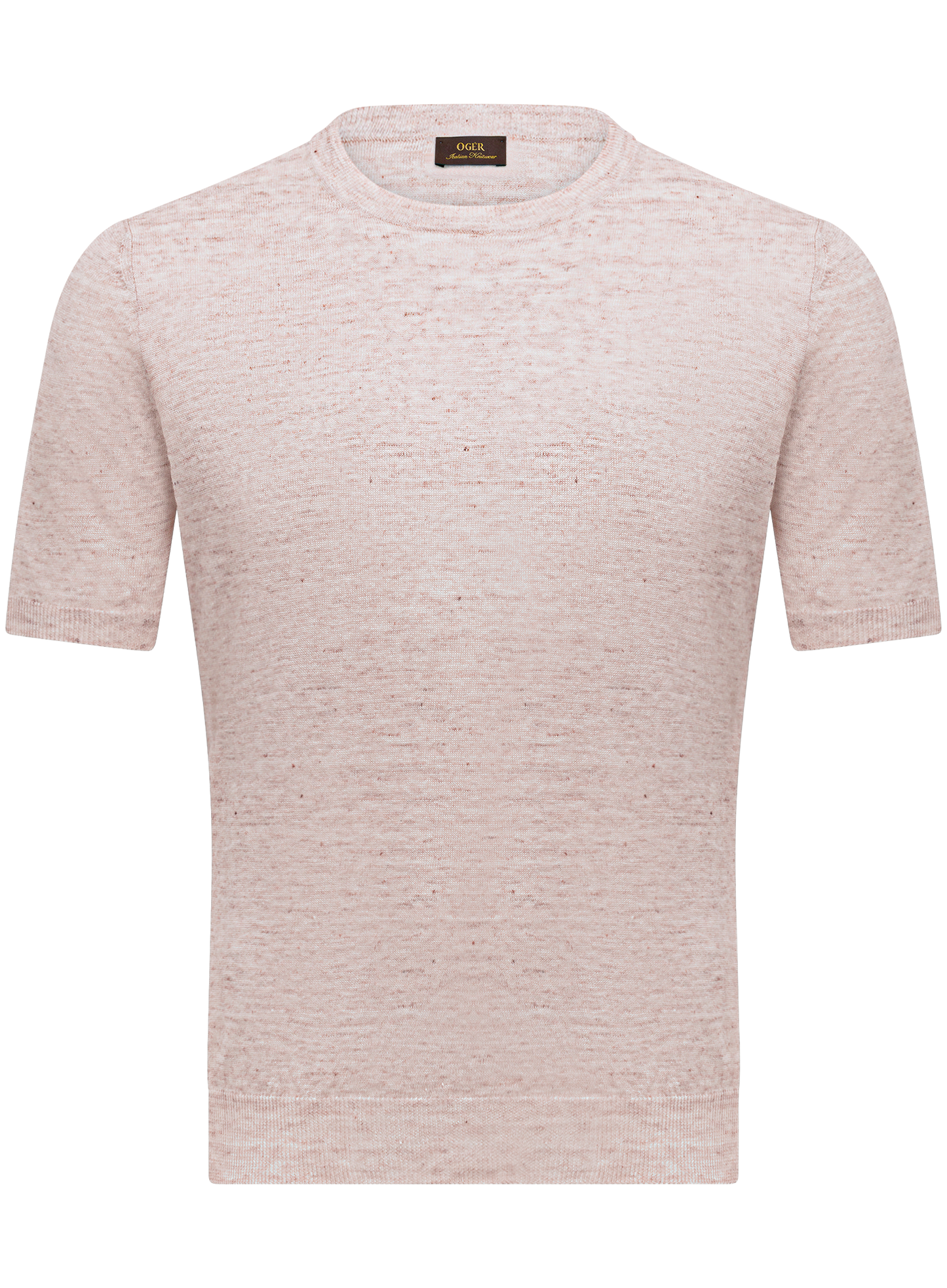 T-shirt van linnen | Beige