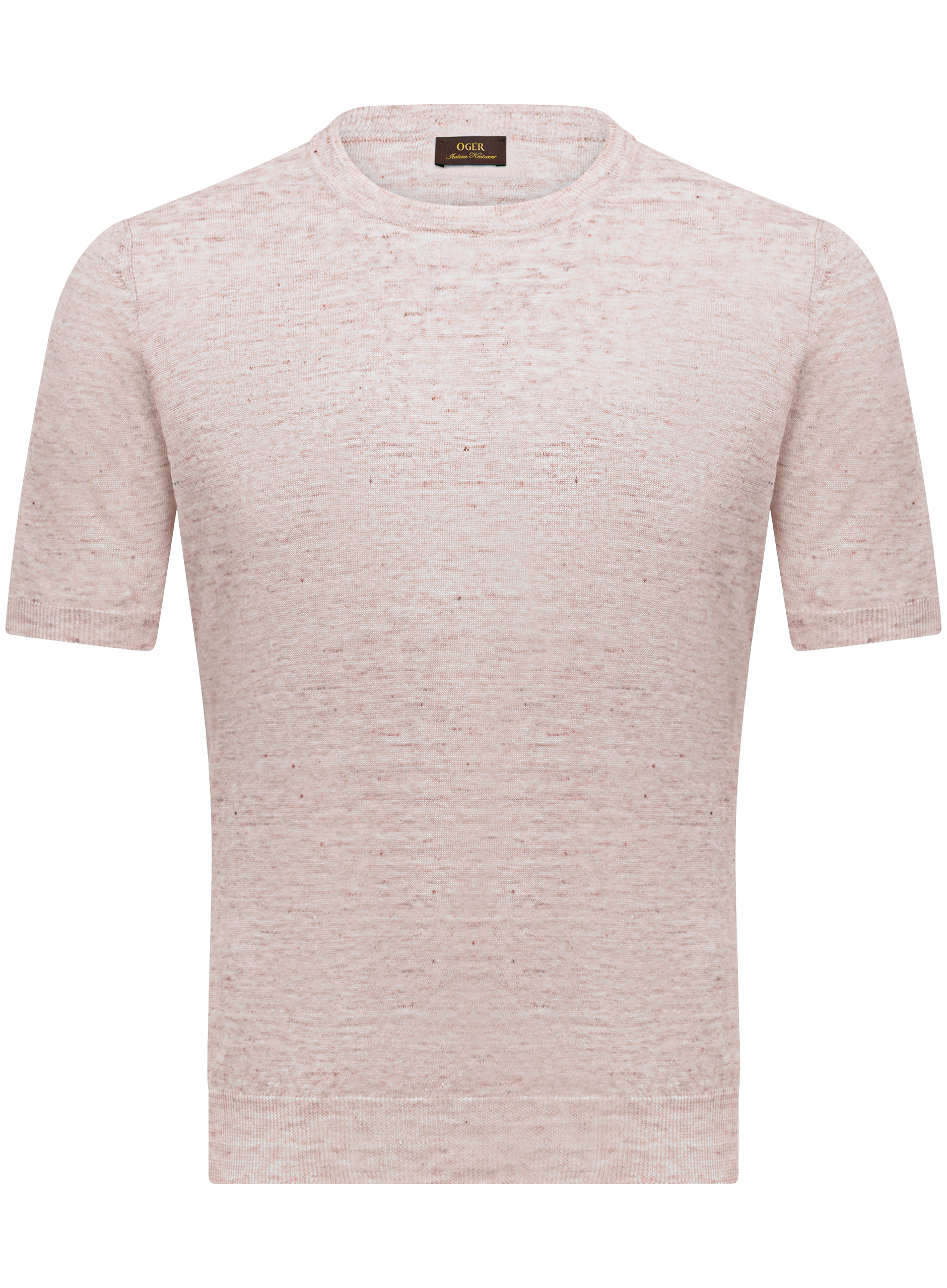 T-shirt van linnen | Beige