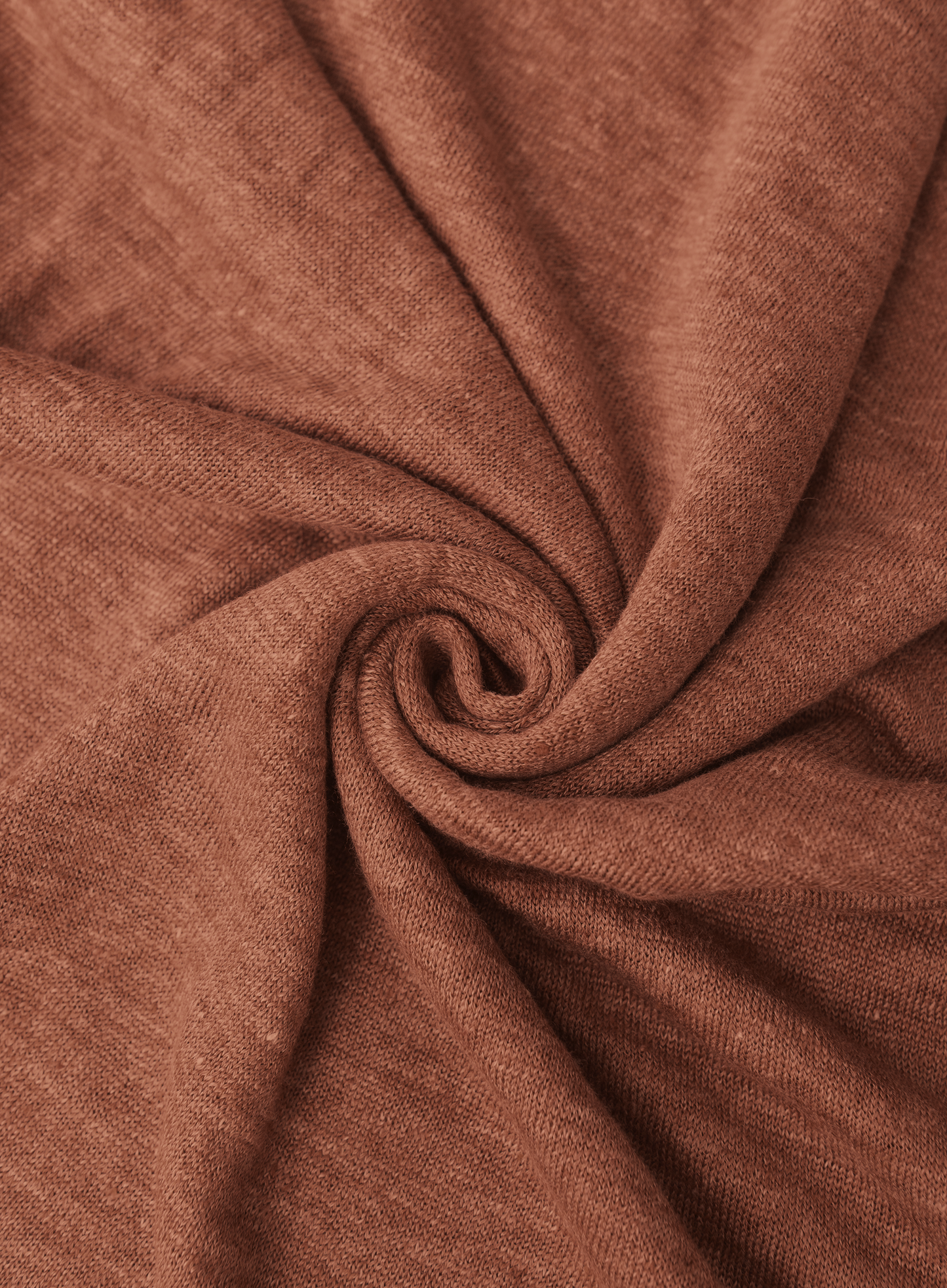 Linnen T-shirt | Roest