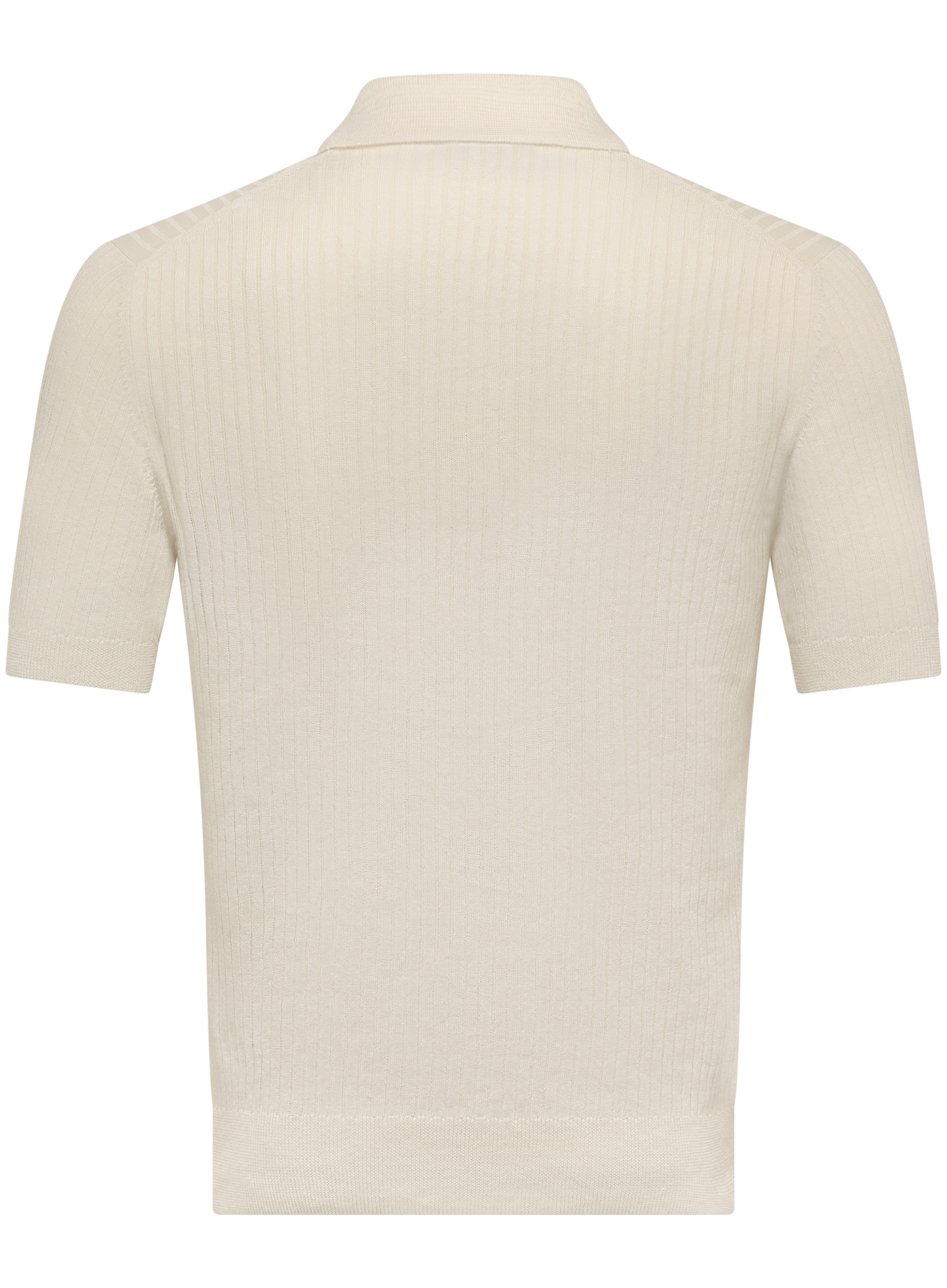 Polo van linnen en katoen | ROOM-WIT
