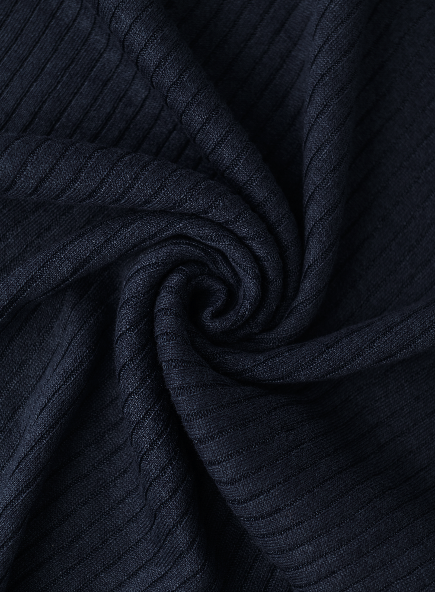 Polo van linnen en katoen | BLUE NAVY