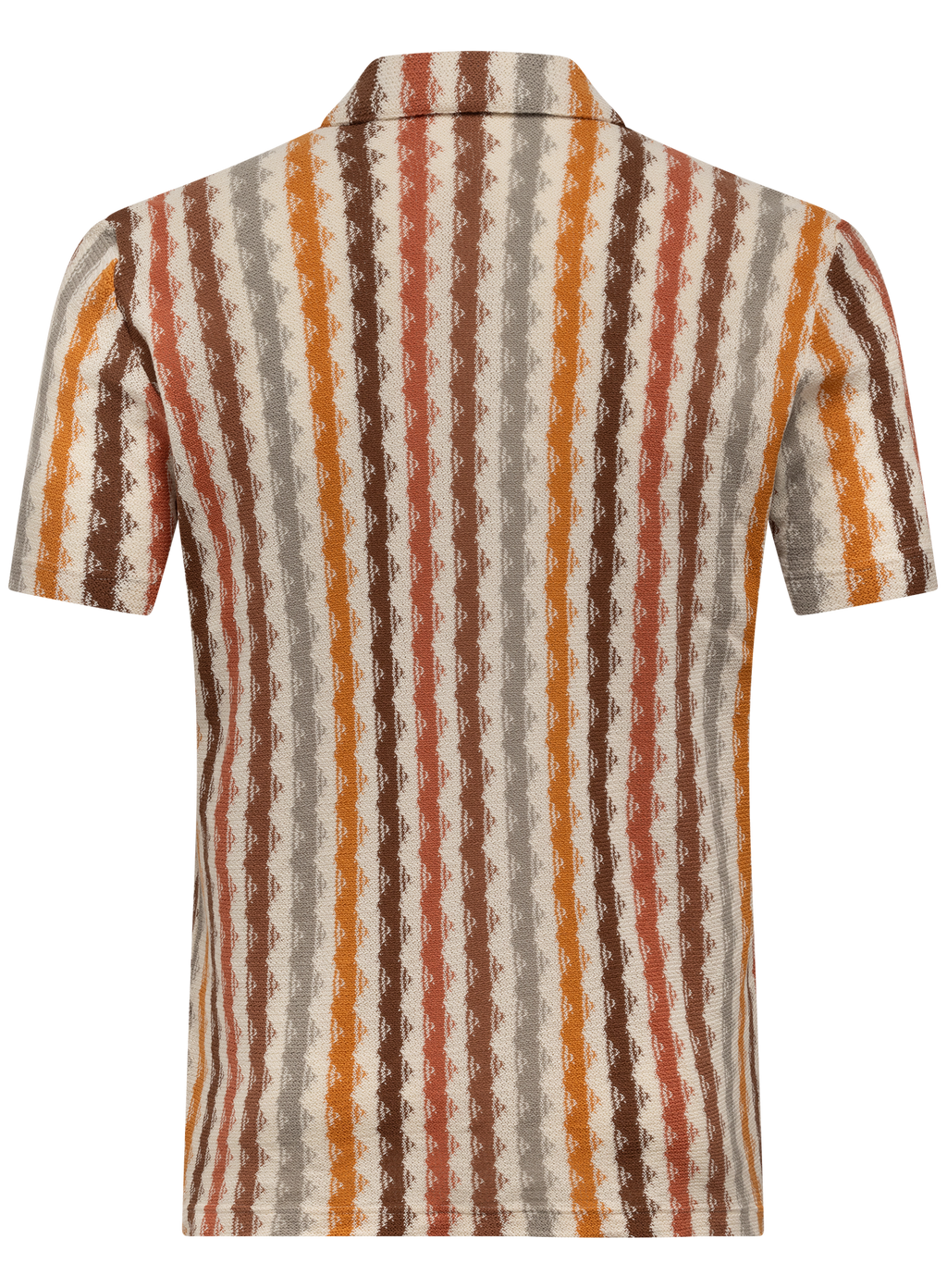 Knitted shirt van katoen | Multicolor