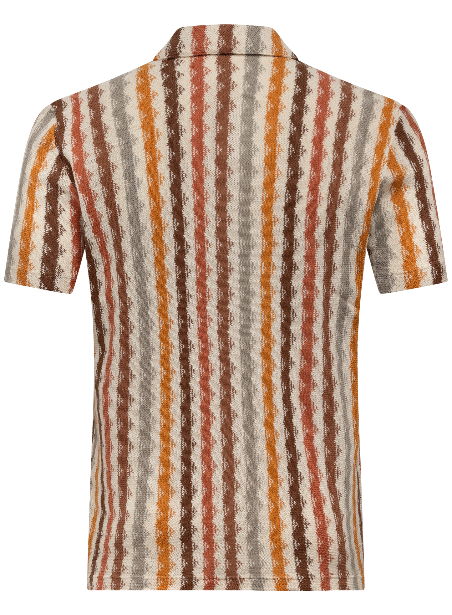 Knitted shirt van katoen | Multicolor
