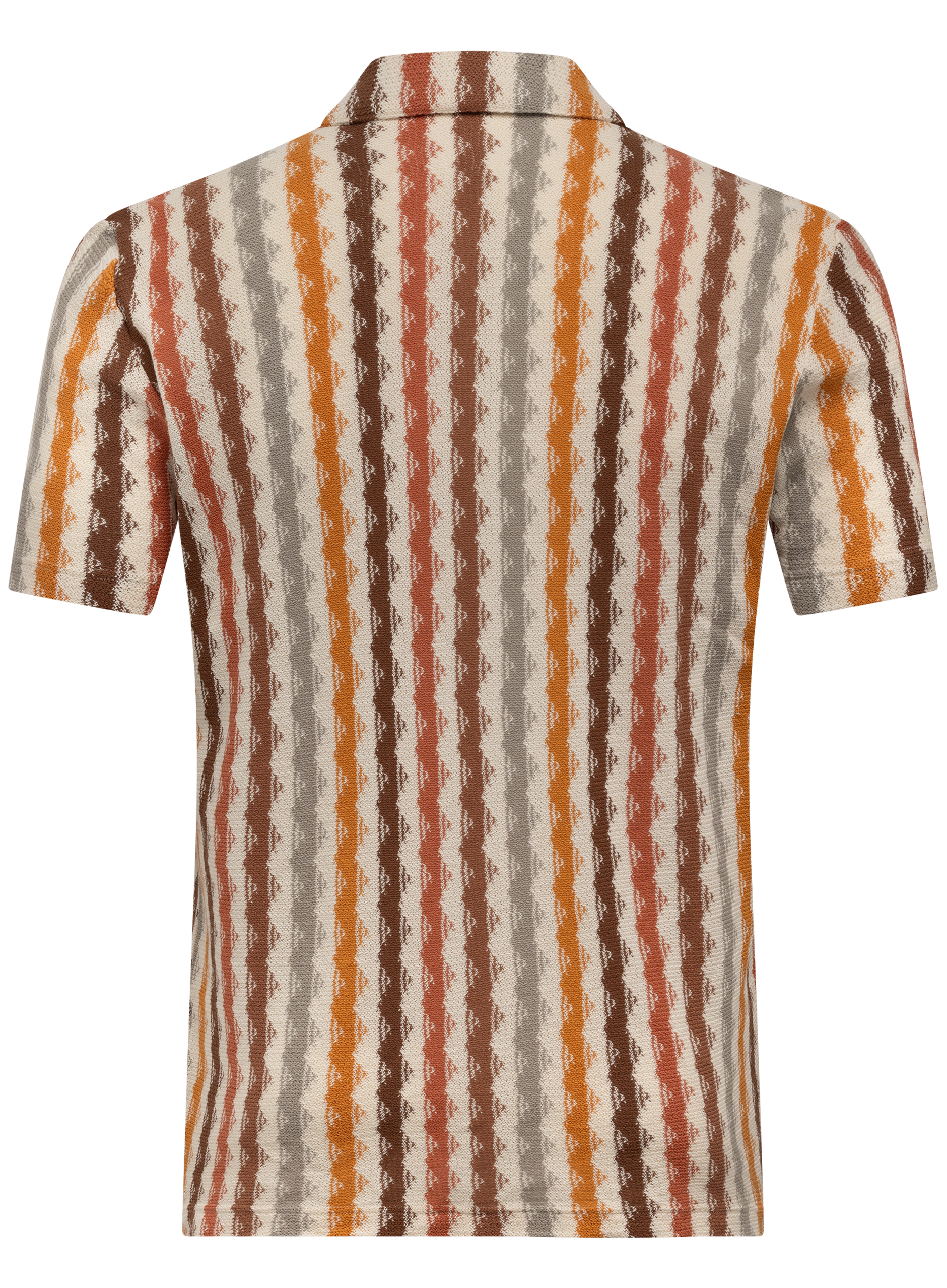 Knitted shirt van katoen | Multicolor