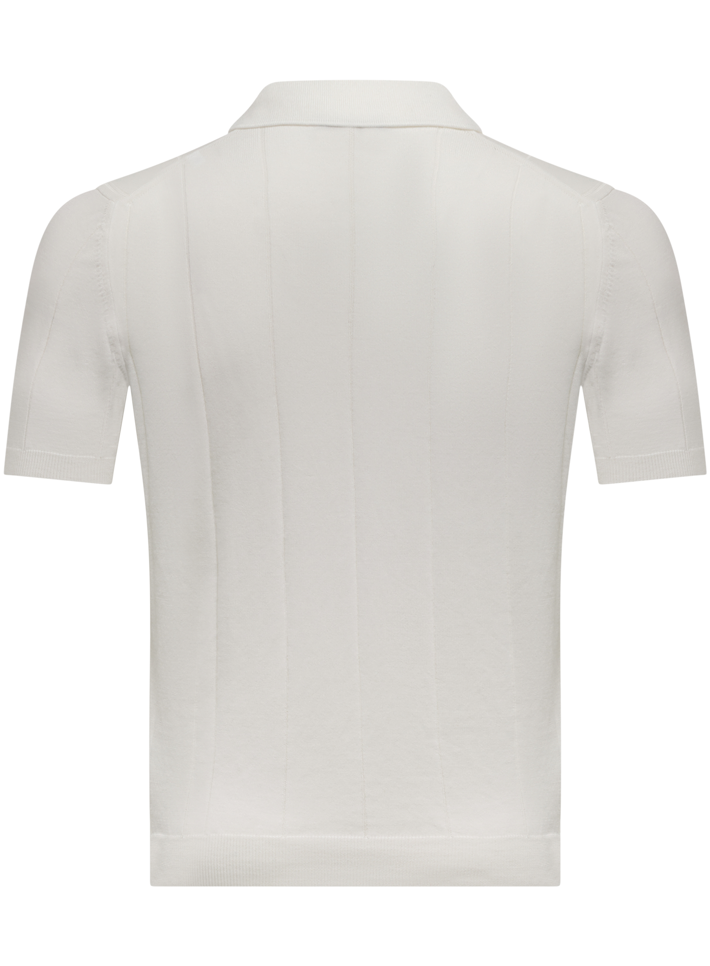 Buttonless polo | Wit