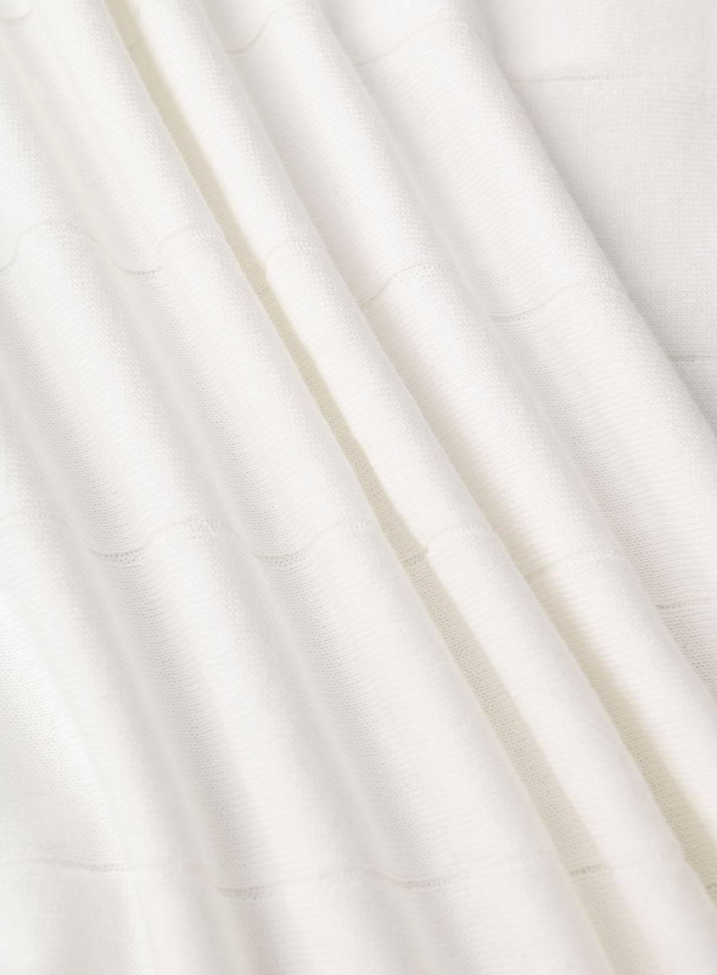 Buttonless polo van katoen | FULL_WIDTH | Wit