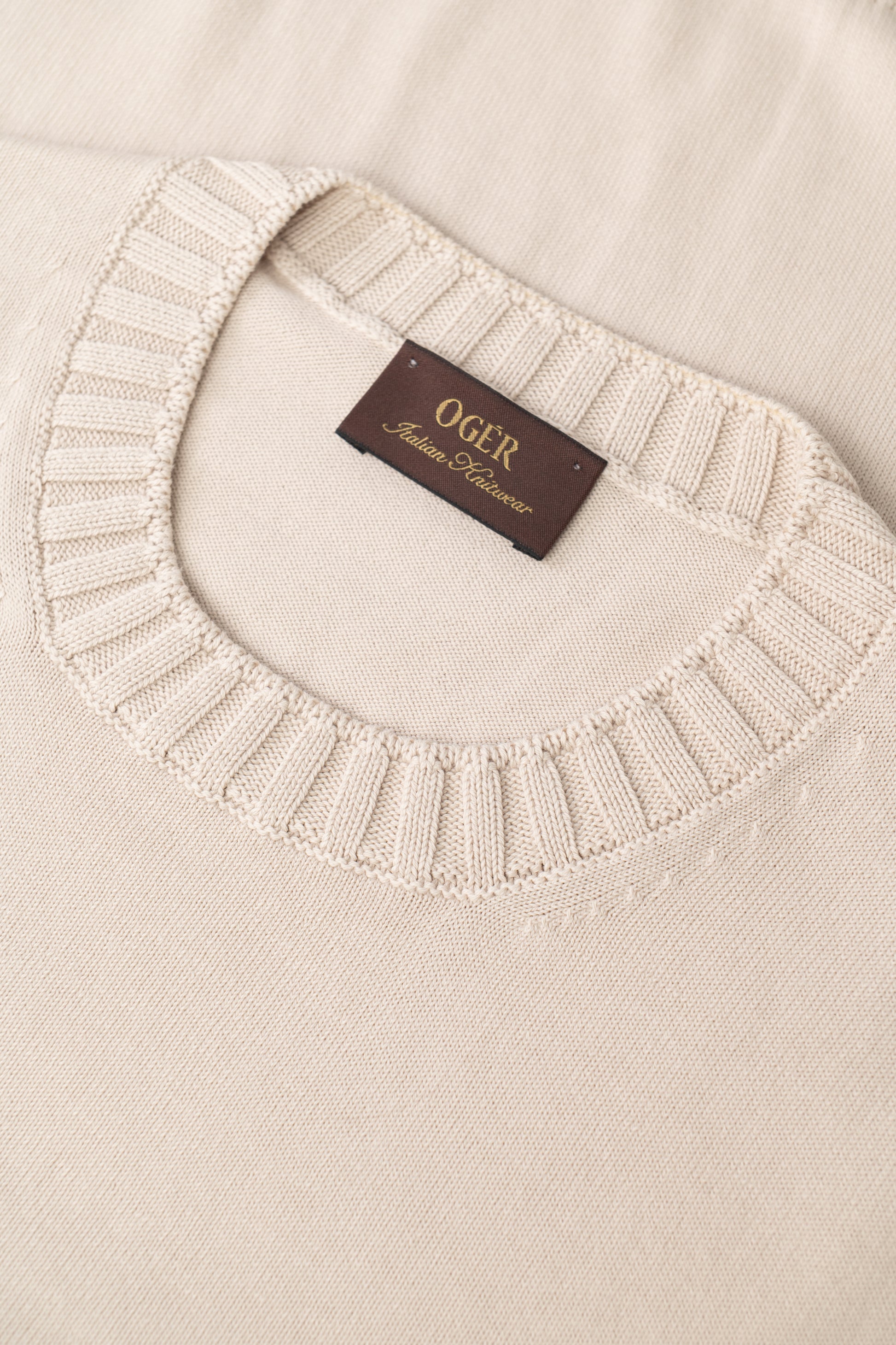 T-shirt van katoen | FULL_WIDTH | Beige