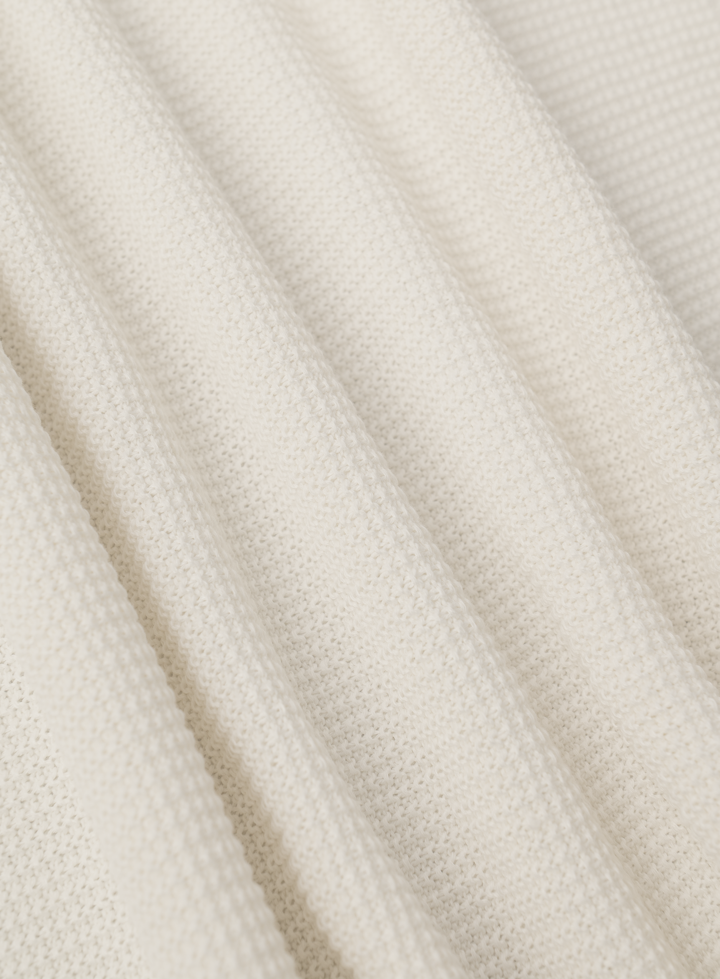 Buttonless polo van linnen en katoen | FULL_WIDTH | ROOM-WIT