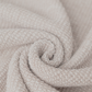 Buttonless polo van linnen en katoen | FULL_WIDTH | Beige