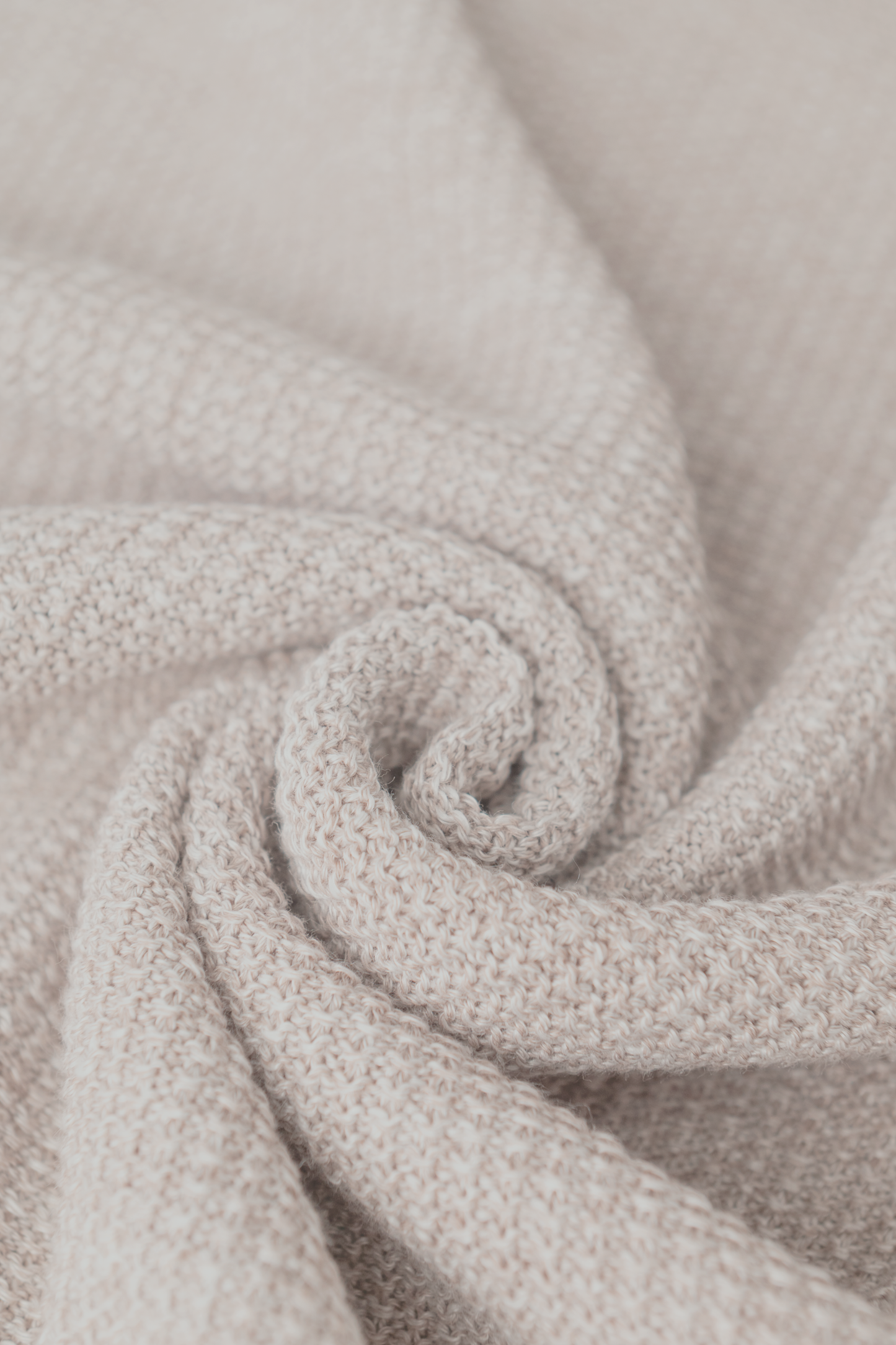Buttonless polo van linnen en katoen | FULL_WIDTH | Beige