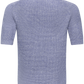 Buttonless polo van linnen en katoen | L.Blauw