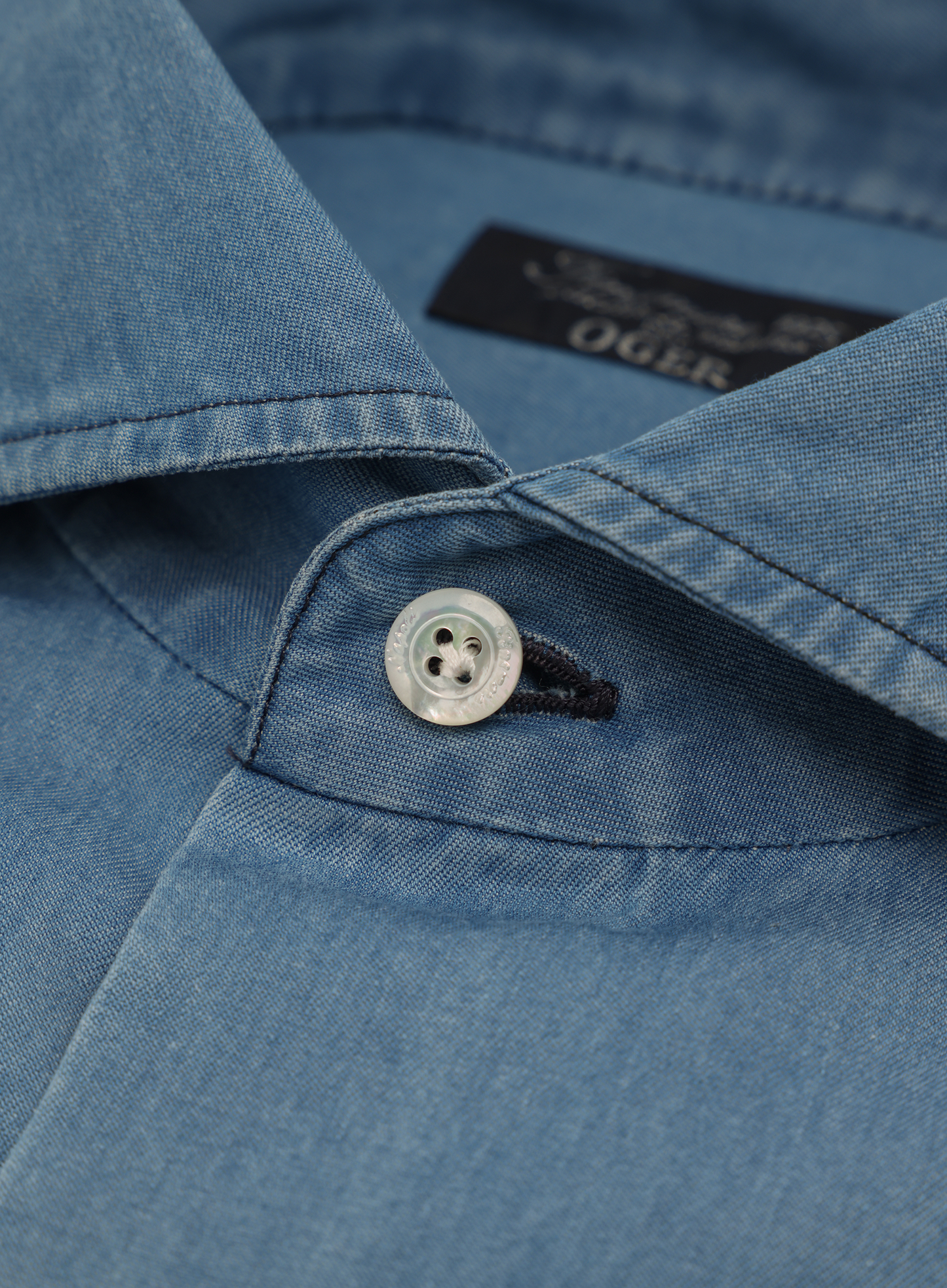 Denim shirt van katoen | LGHT BLUE DENIM