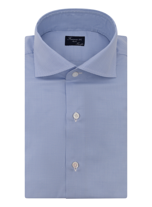 Katoenen shirt | FULL_WIDTH | Blauw