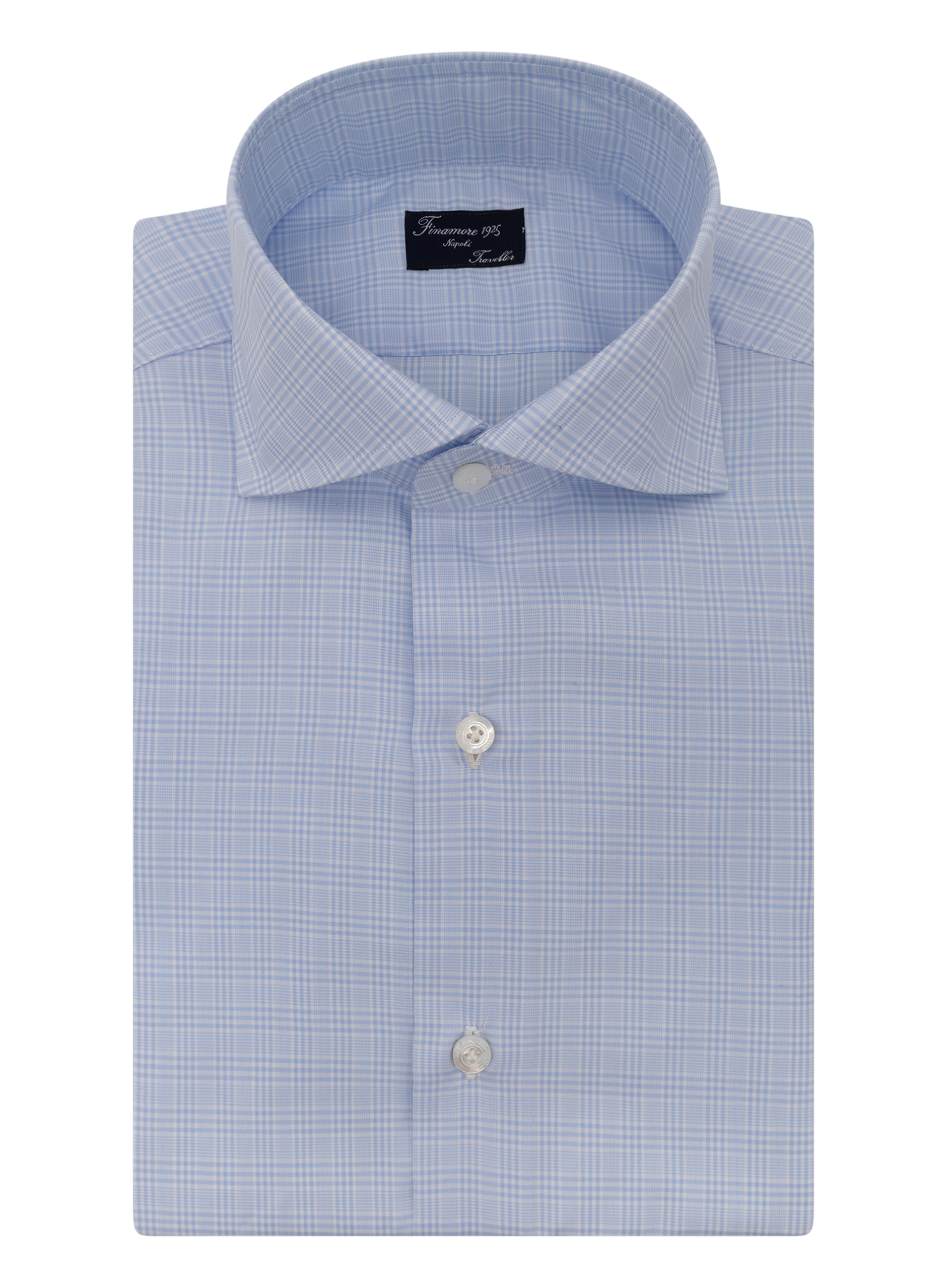 Katoenen shirt | FULL_WIDTH | Blauw II 