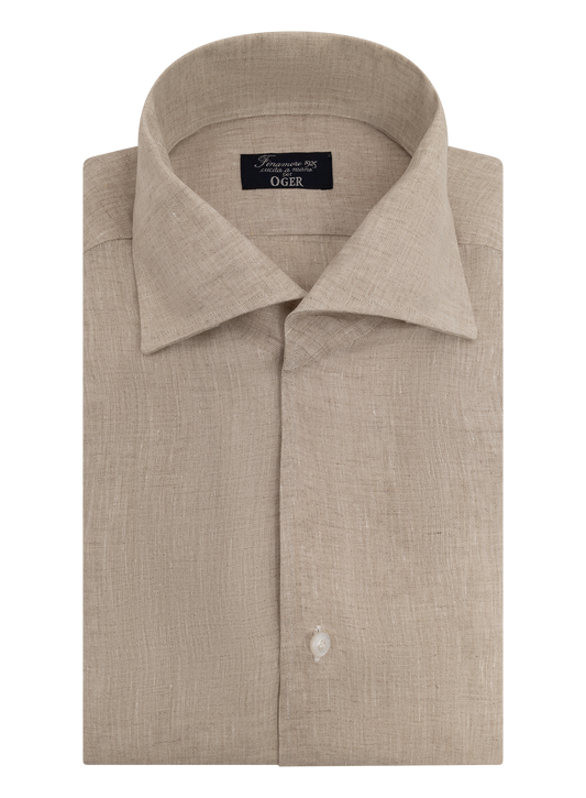 Linnen shirt | FULL_WIDTH | Beige