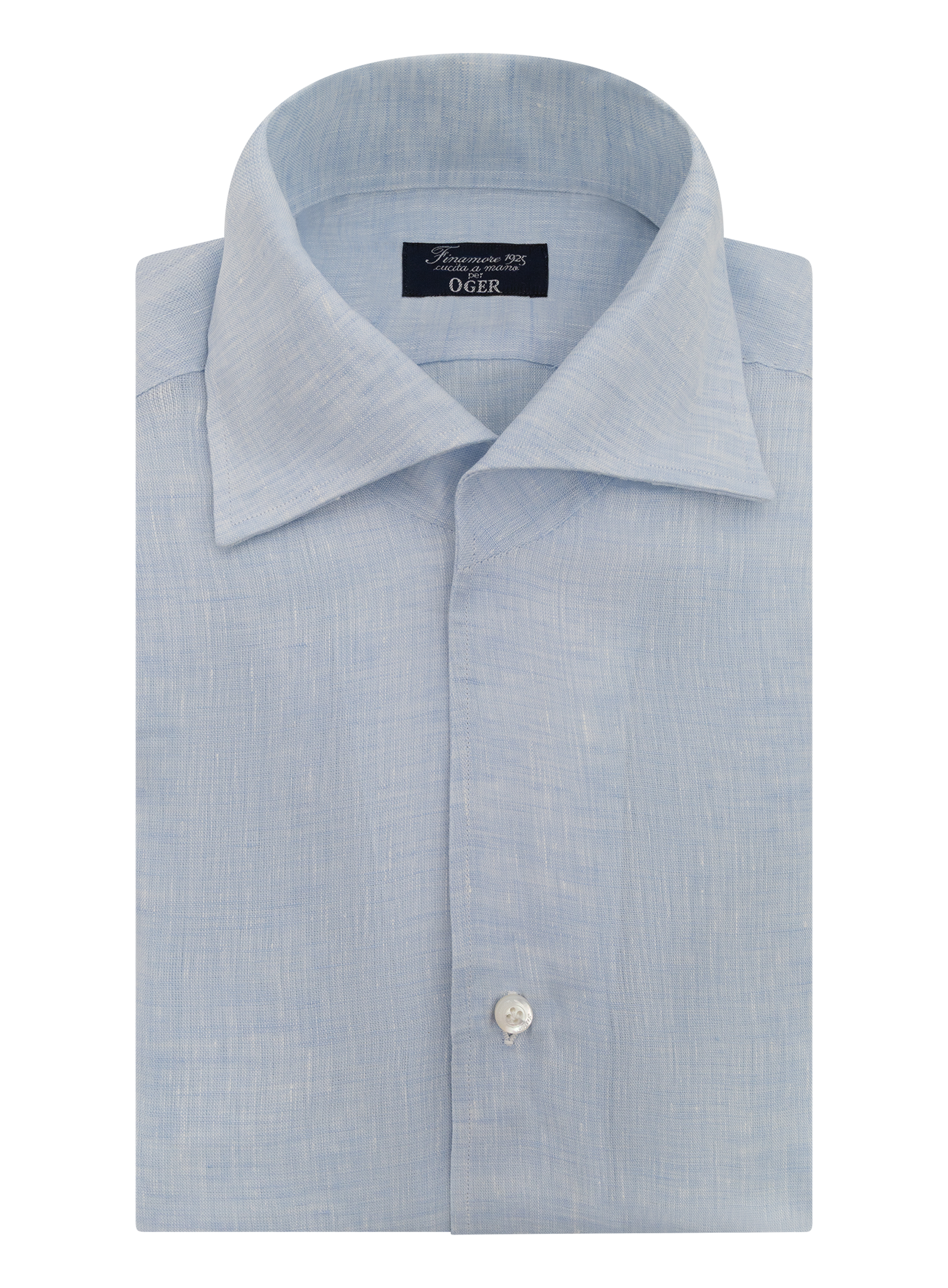 Linnen shirt | FULL_WIDTH | L.Blauw