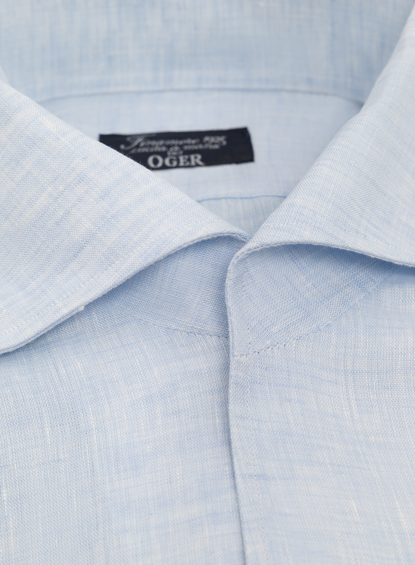 Linnen shirt | FULL_WIDTH | L.Blauw