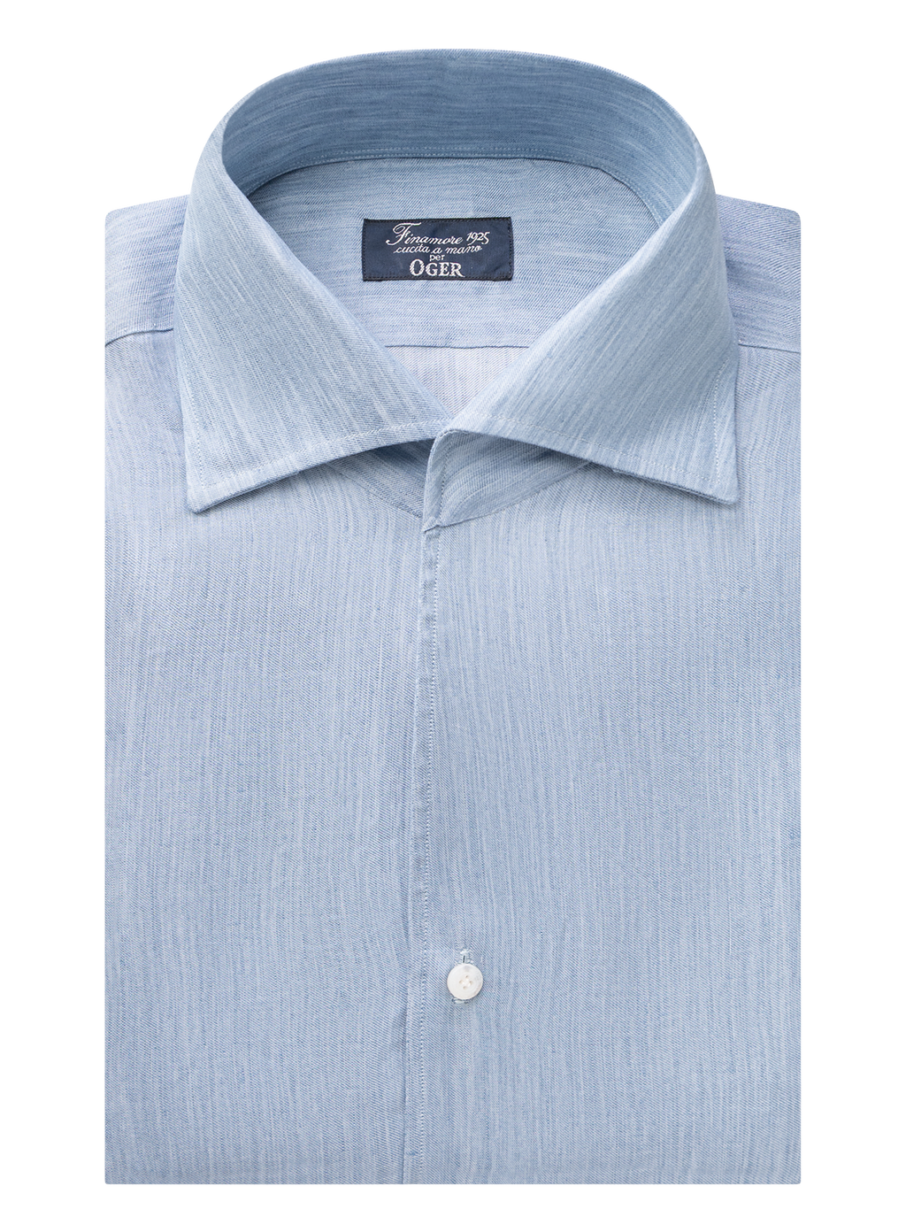 Shirt van linnen | Blauw