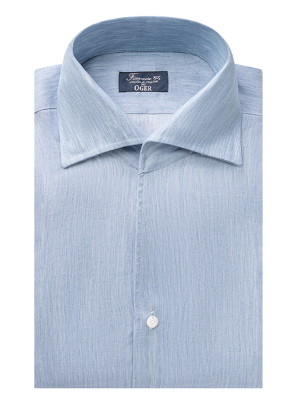 Shirt van linnen | Blauw