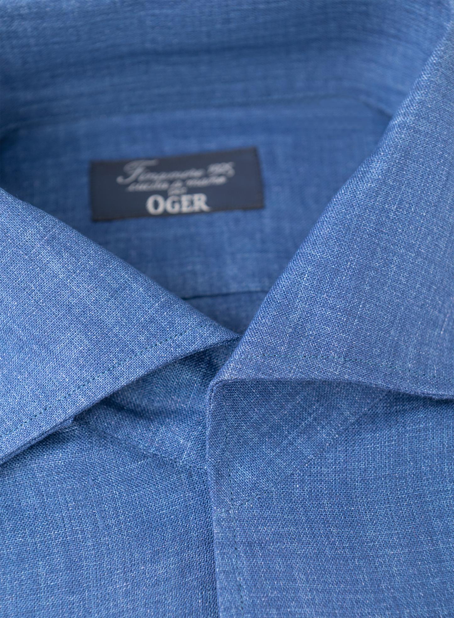 Shirt van linnen | FULL_WIDTH | Blauw