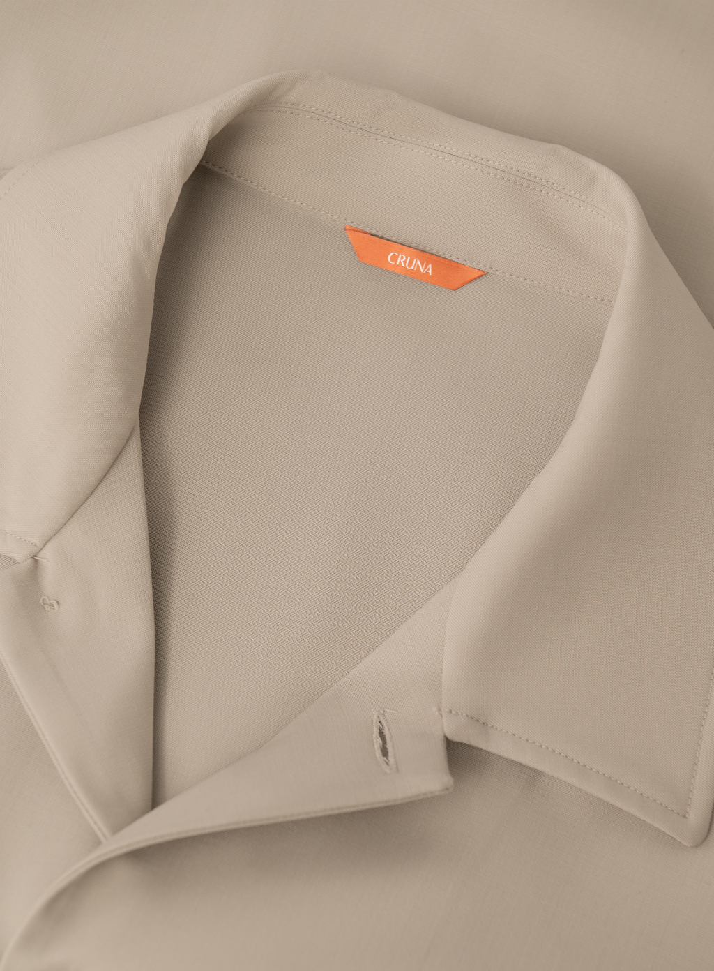 Overshirt van scheerwol | FULL_WIDTH | TAUPE BEIGE