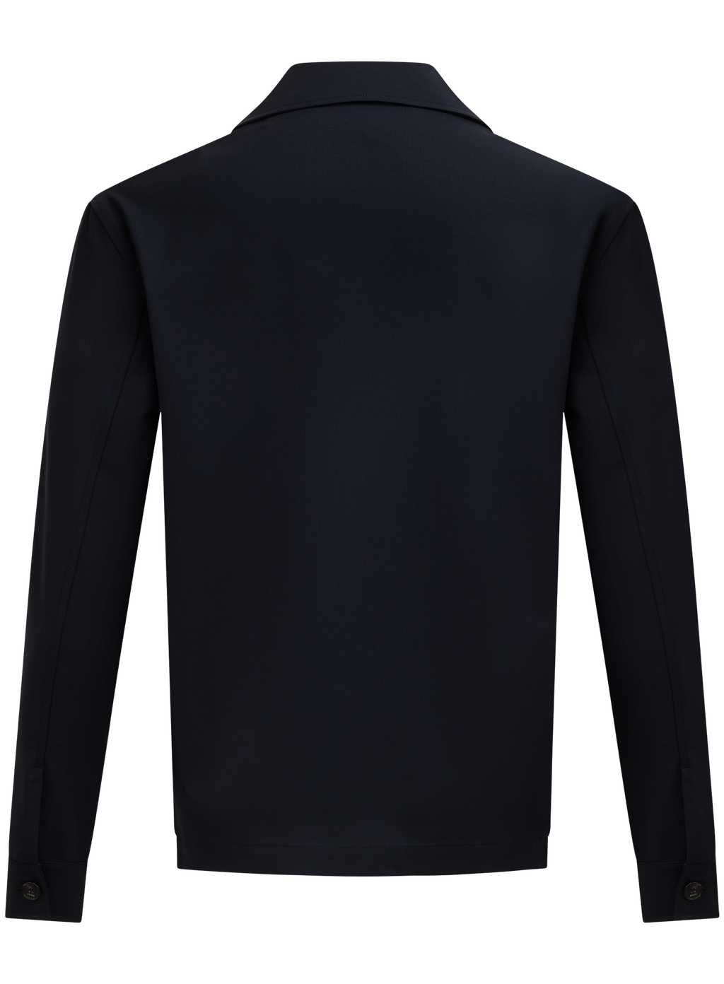 Overshirt van scheerwol | BLUE NAVY