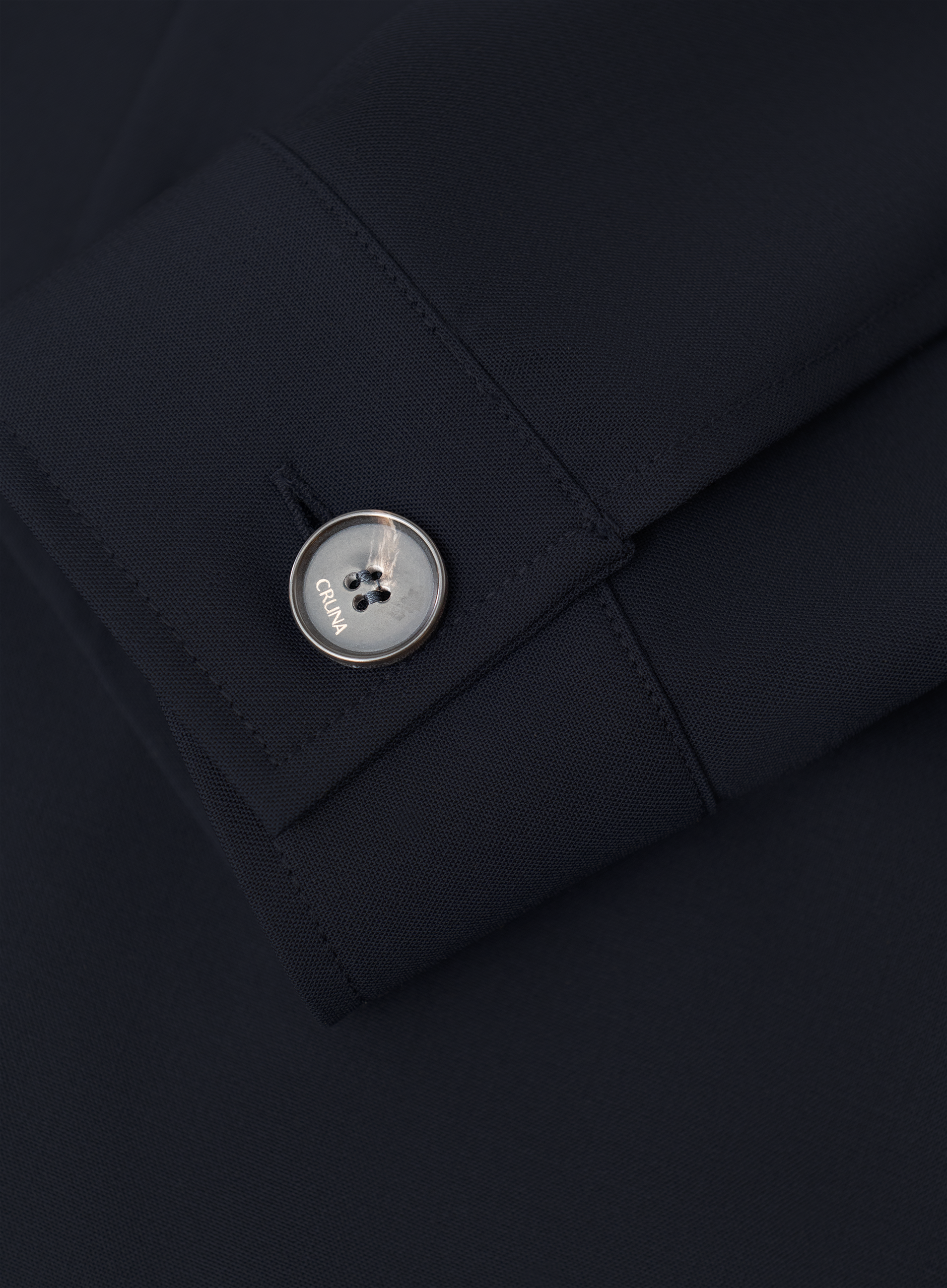 Overshirt van scheerwol | FULL_WIDTH | BLUE NAVY