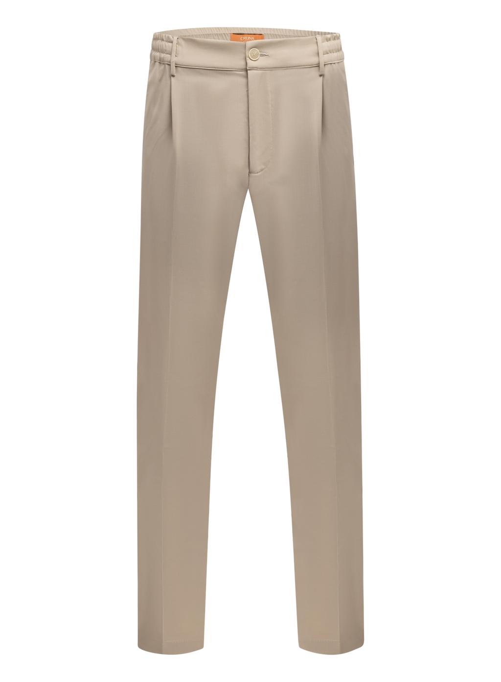 Broek van scheerwol | TAUPE BEIGE