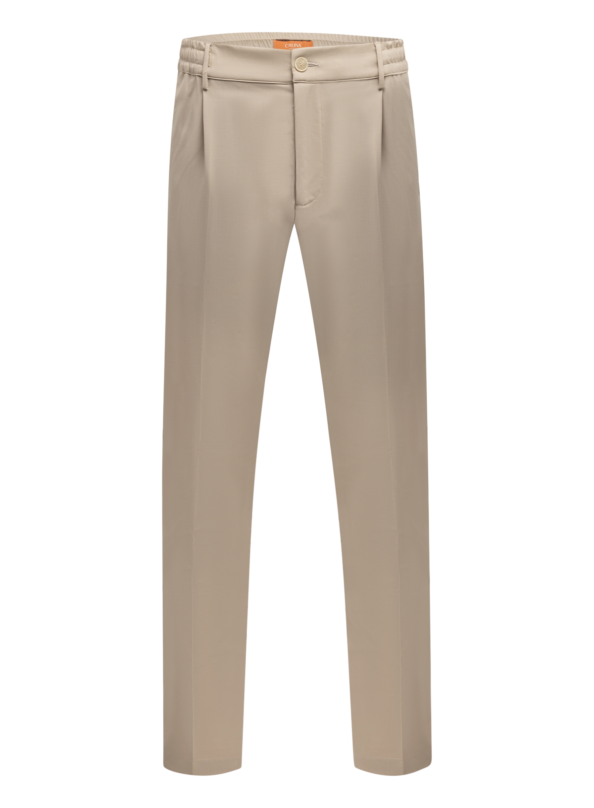 Broek van scheerwol | TAUPE BEIGE
