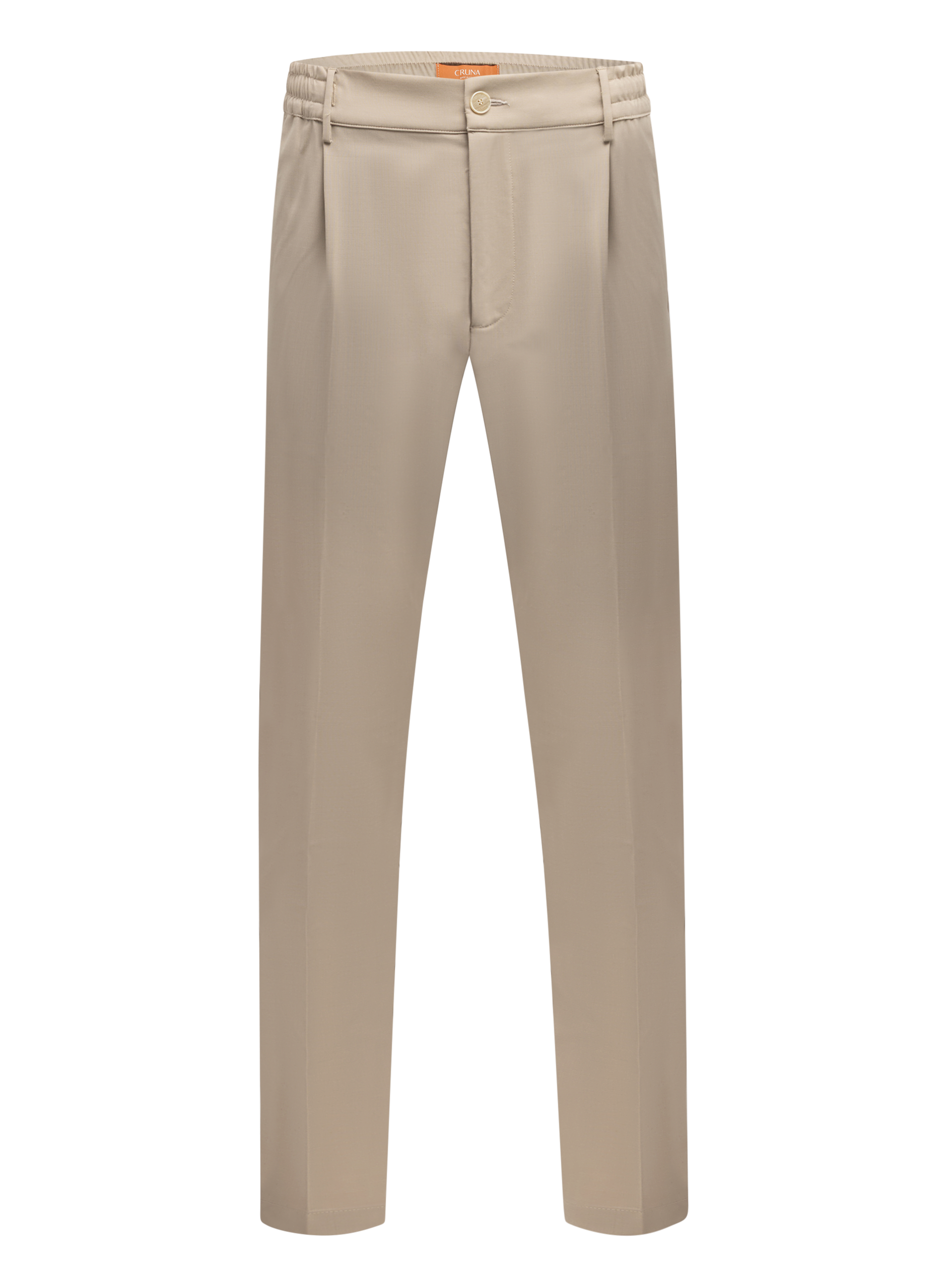 Broek van scheerwol | TAUPE BEIGE