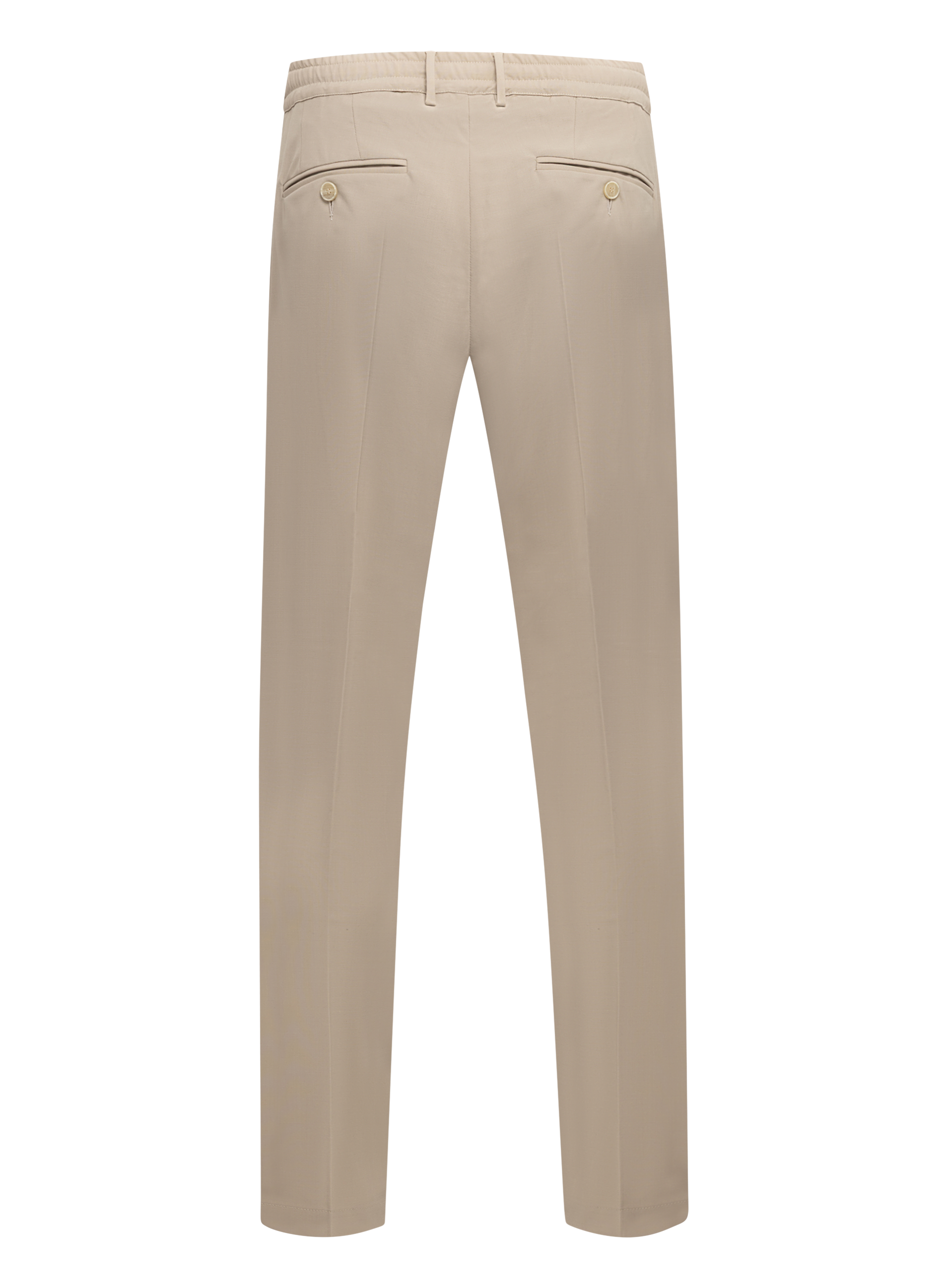 Broek van scheerwol | TAUPE BEIGE