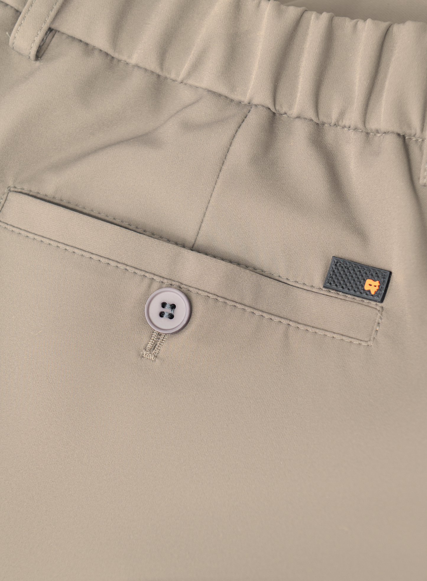 Broek van scheerwol | TAUPE BEIGE