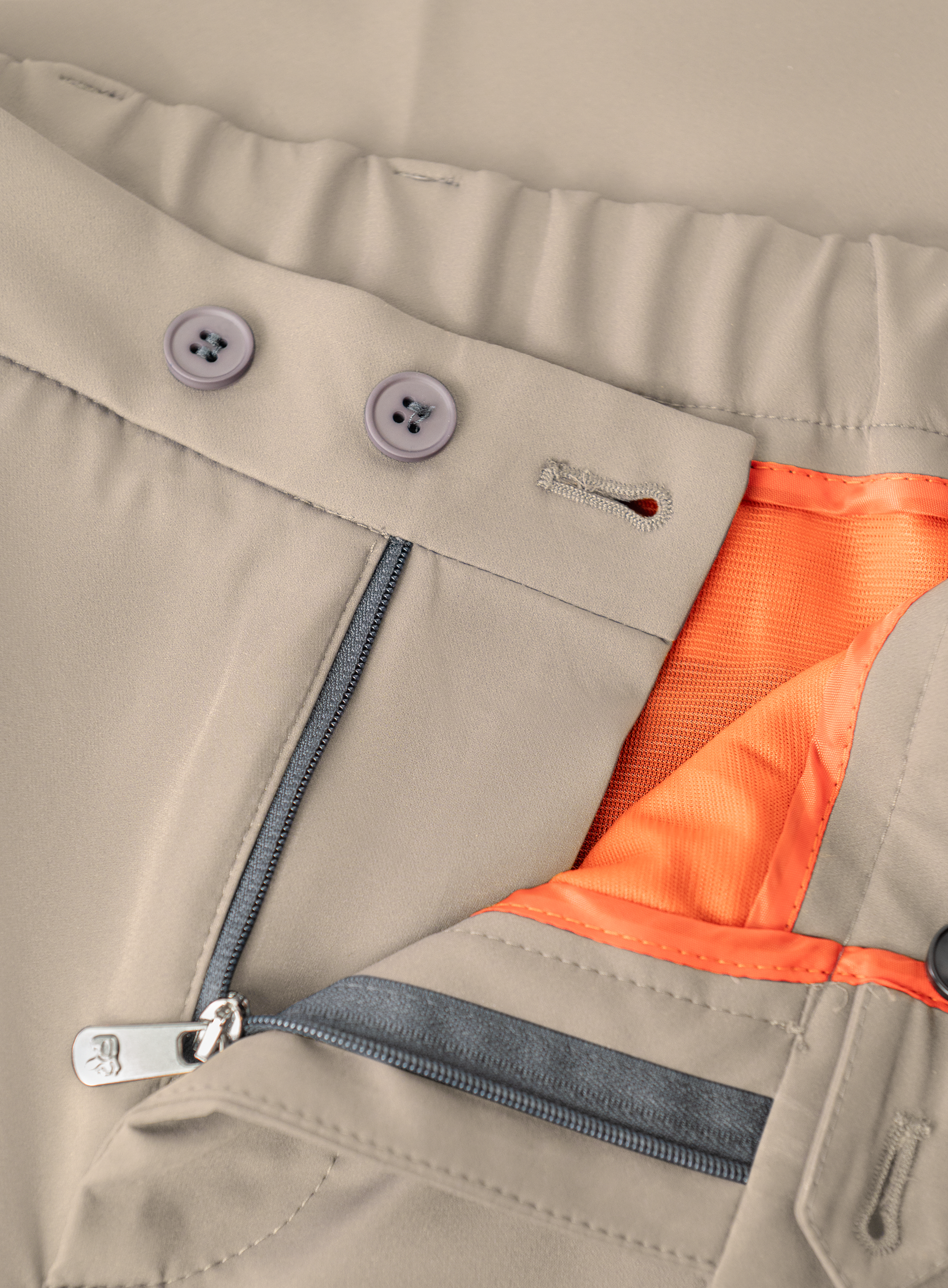 Broek van scheerwol | TAUPE BEIGE