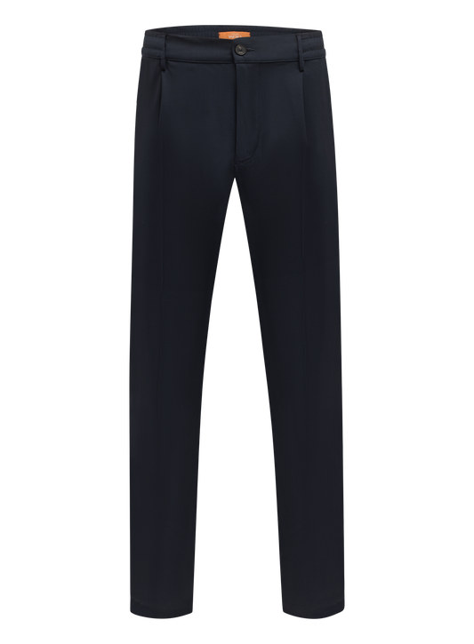 Broek van scheerwol | BLUE NAVY