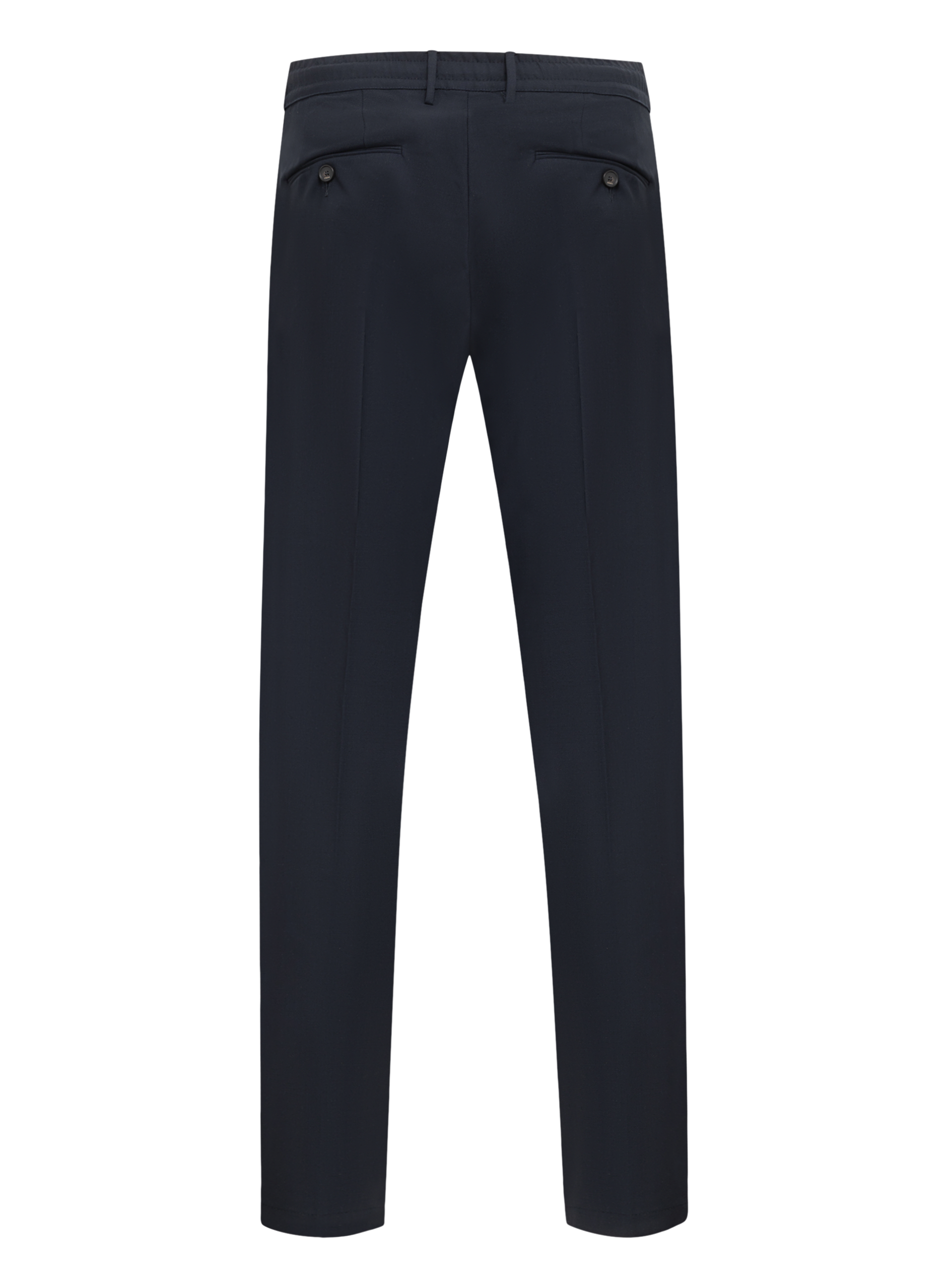 Broek van scheerwol | BLUE NAVY