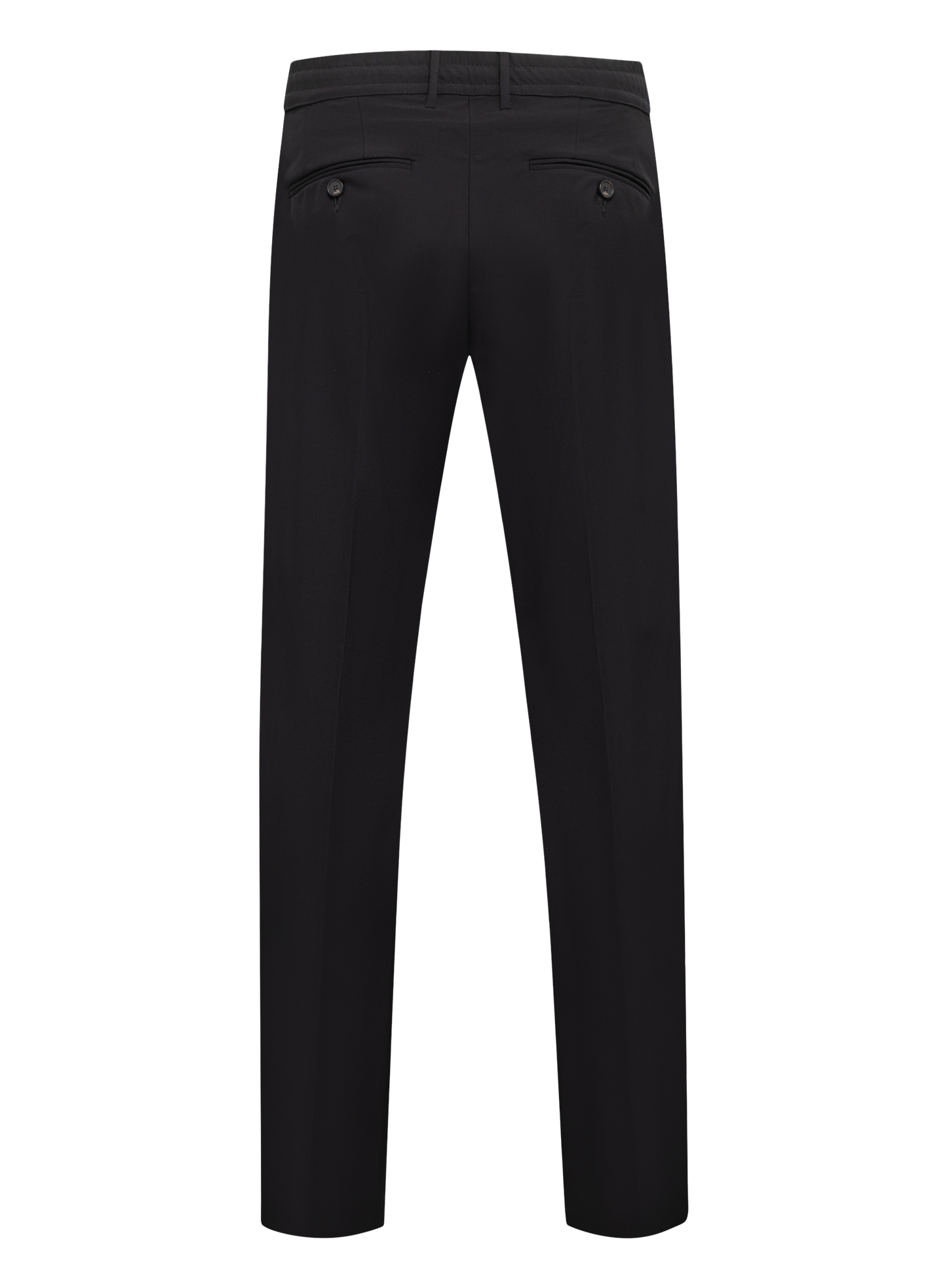 Broek van scheerwol | Zwart