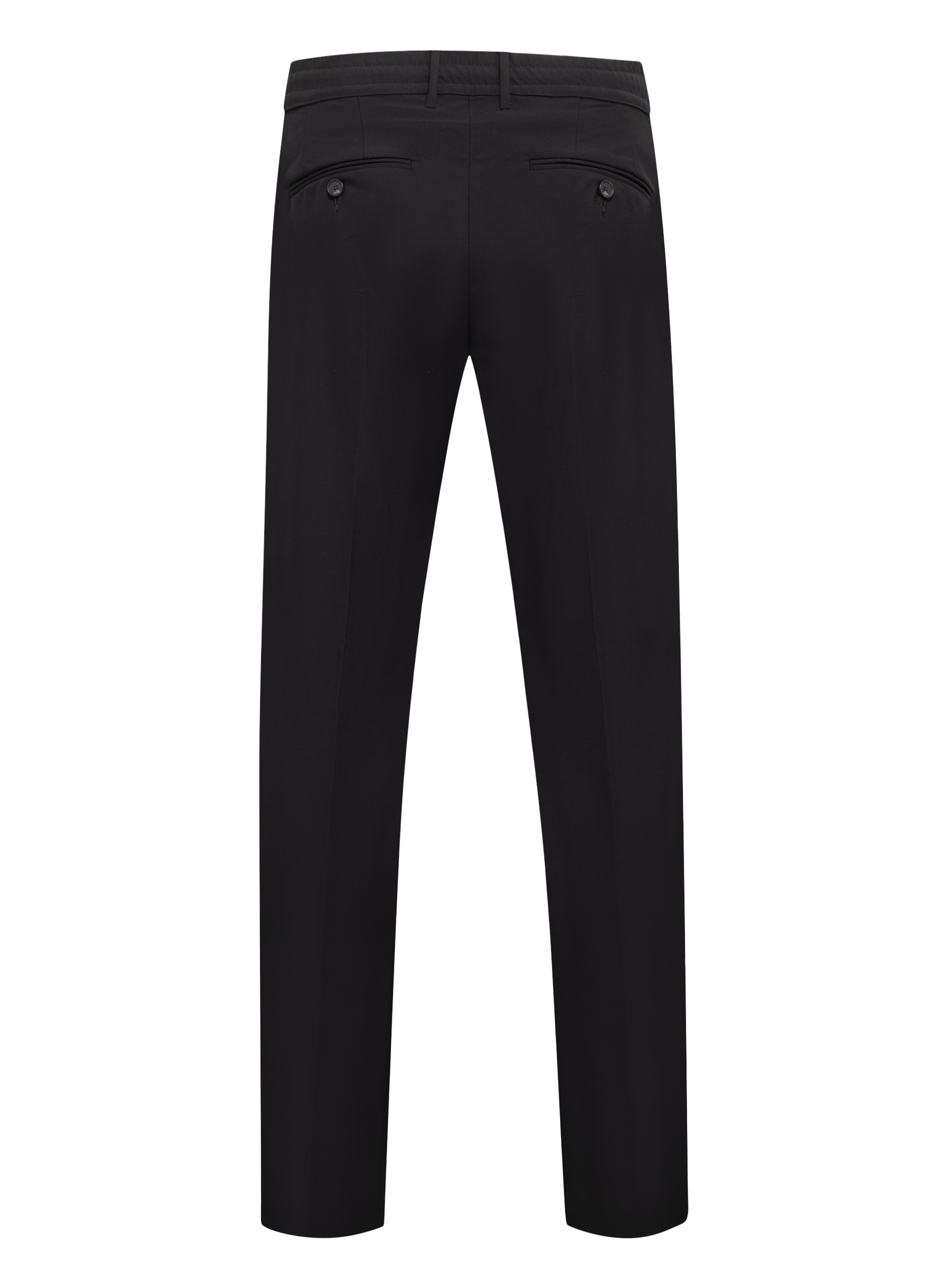 Broek van scheerwol | Zwart