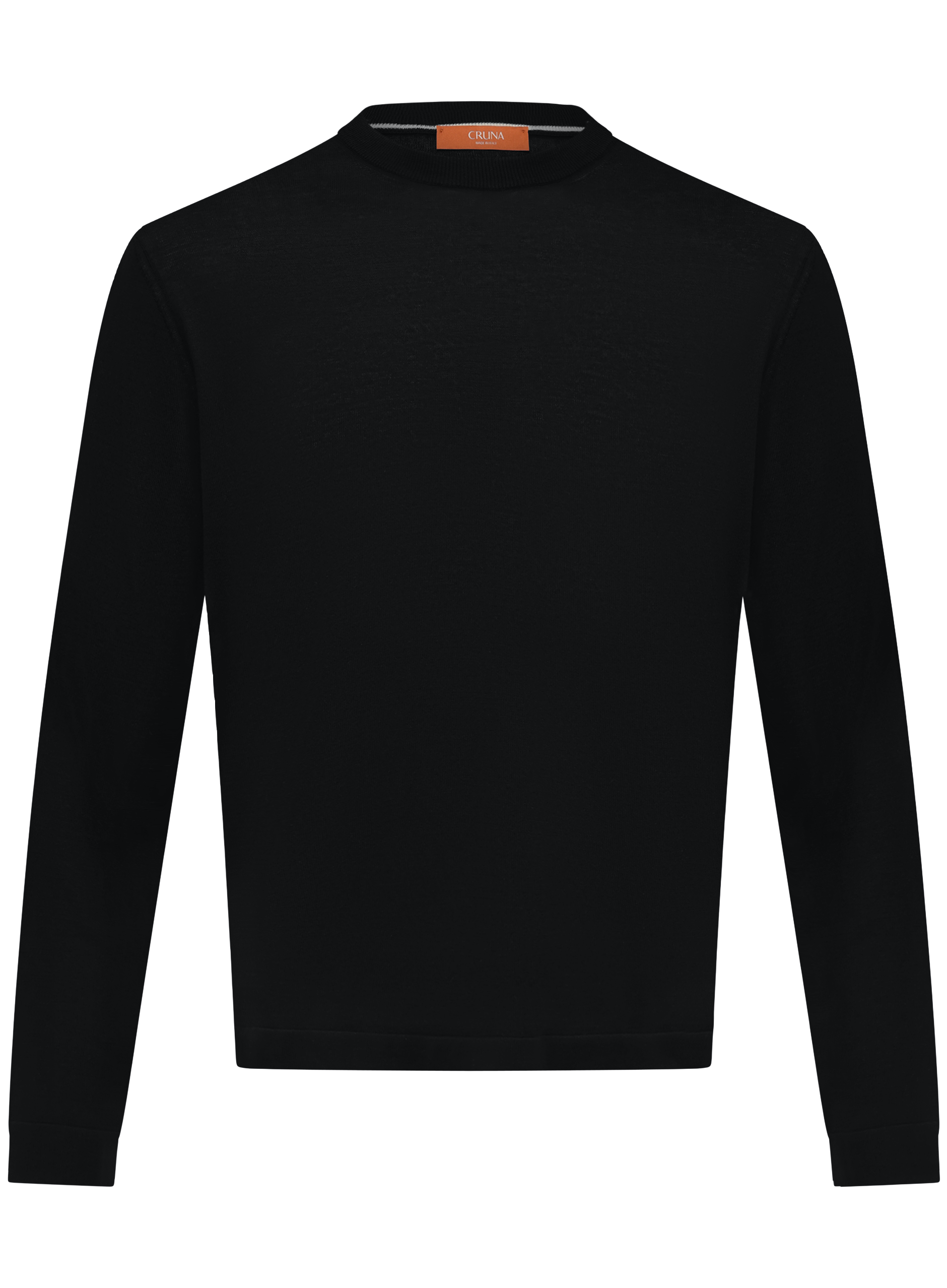 Biaritz crewneck van katoen | Zwart 
