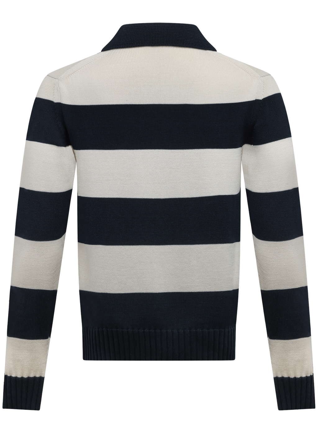 Buttonless polo van katoen | BLUE NAVY