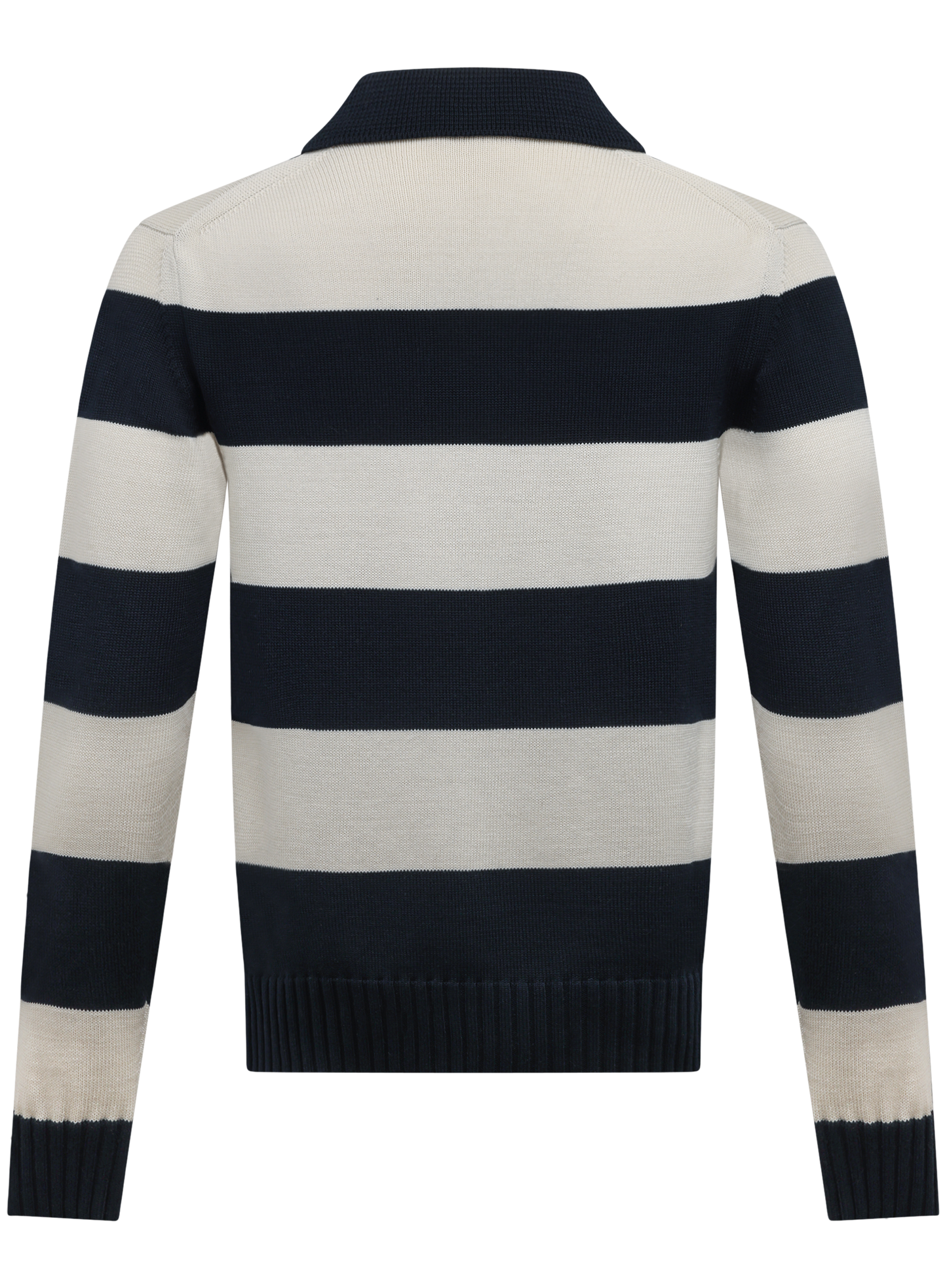 Buttonless polo van katoen | BLUE NAVY