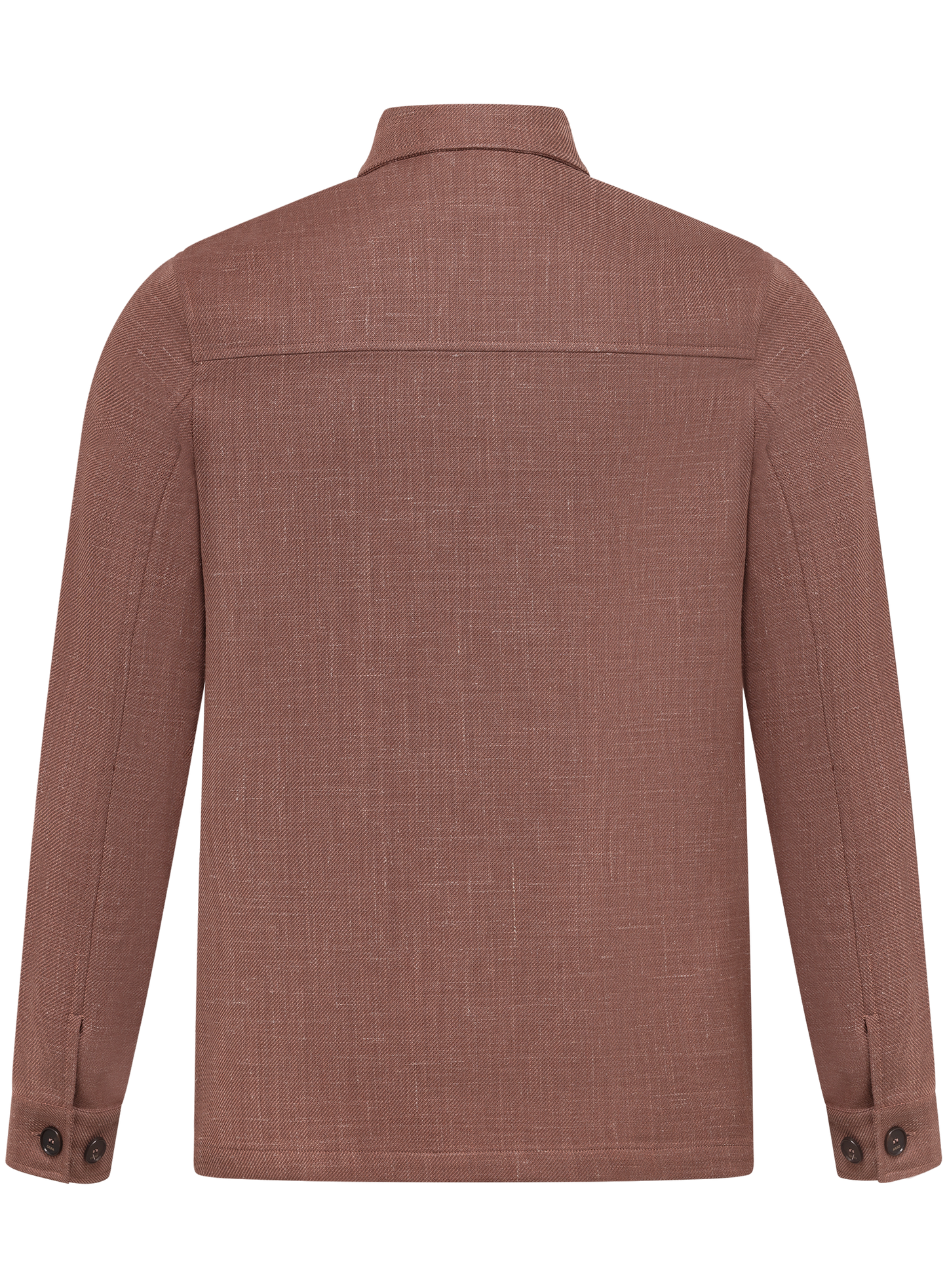Overshirt van scheerwol, zijde en linnen | ROZE